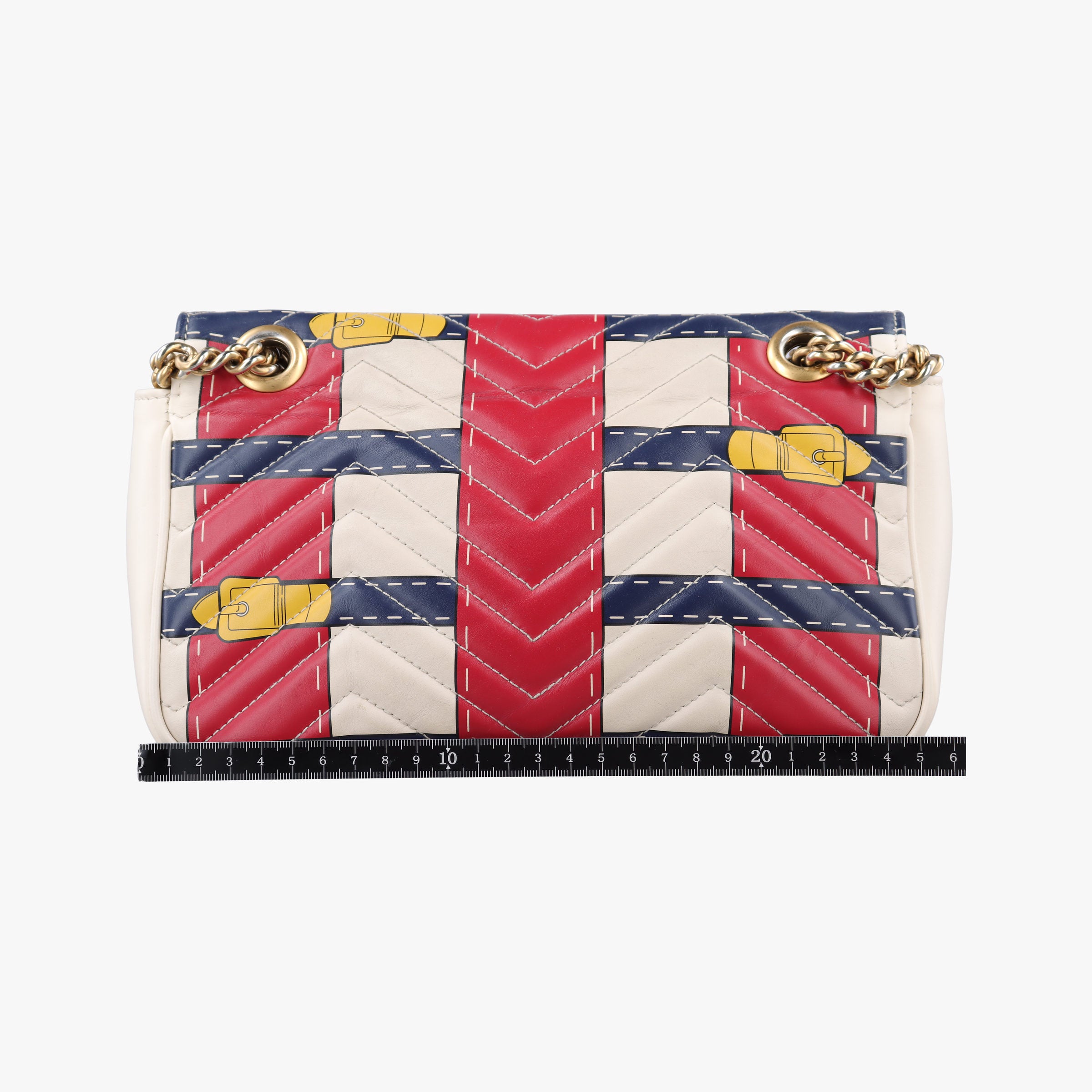 Pre-owned Gucci GG Marmont Multicolour Leather 443496 shoulderbag | stylenewstar