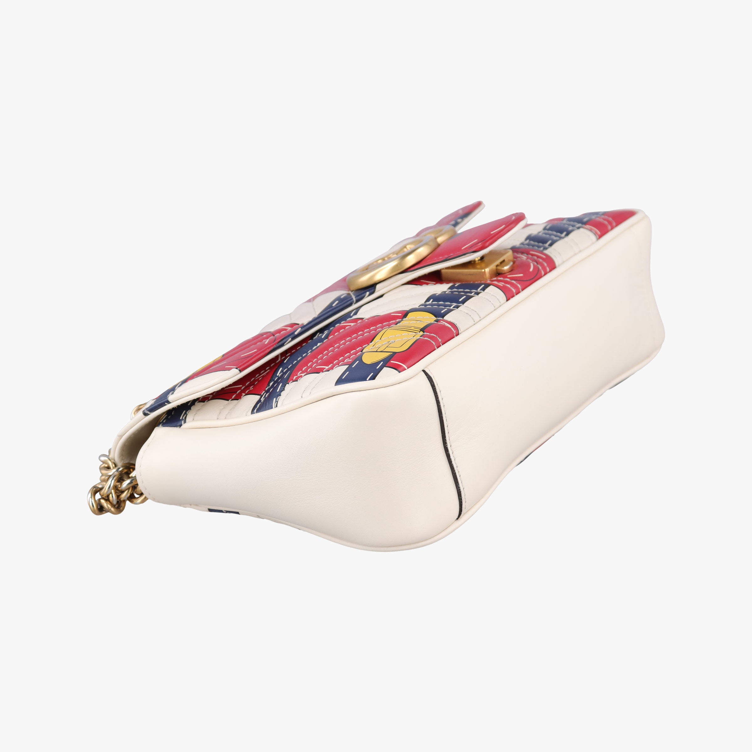 Pre-owned Gucci GG Marmont Multicolour Leather 443496 shoulderbag | stylenewstar
