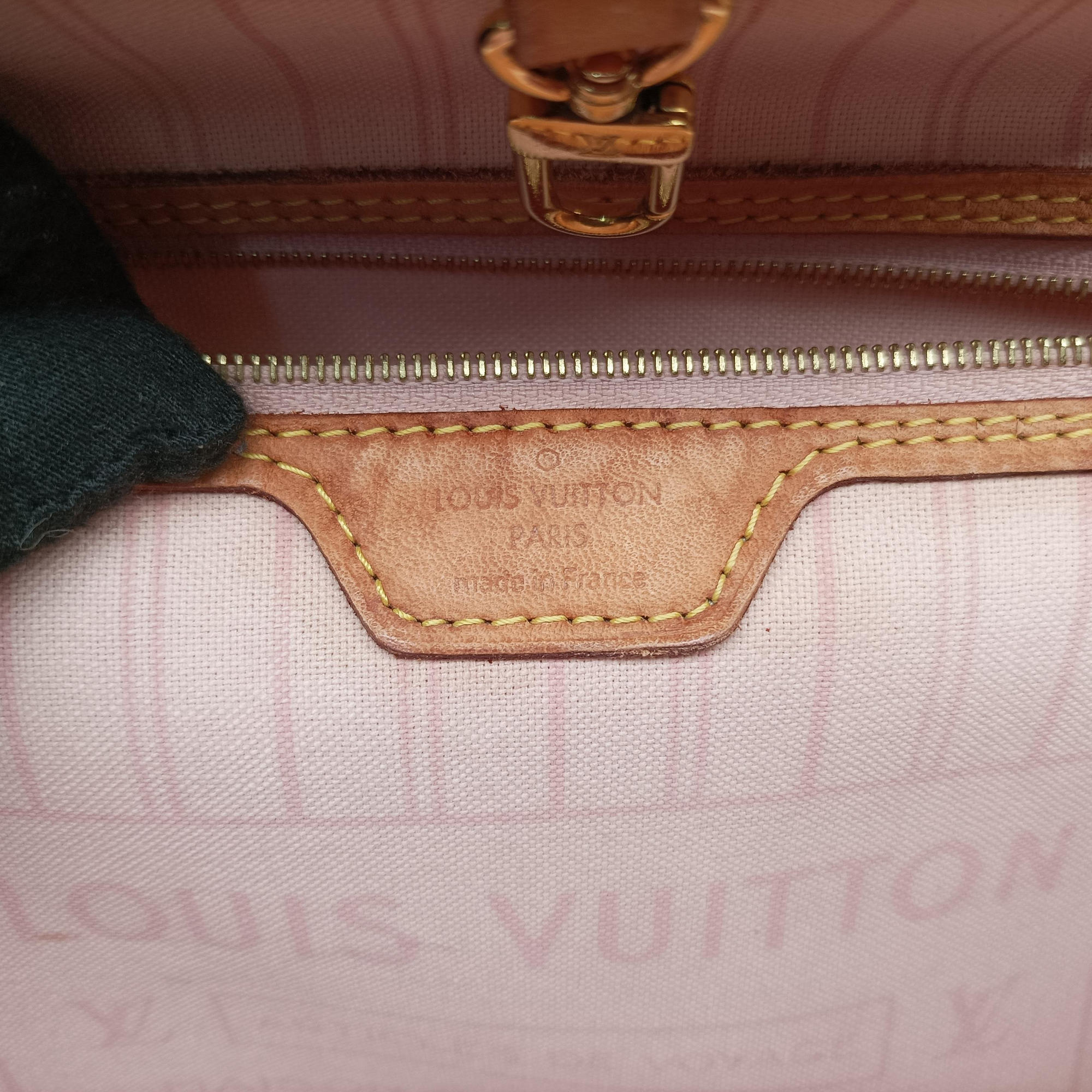 Pre-owned Louis Vuitton Neverfull MM Azur Damier Canvas N51107 handbag | stylenewstar