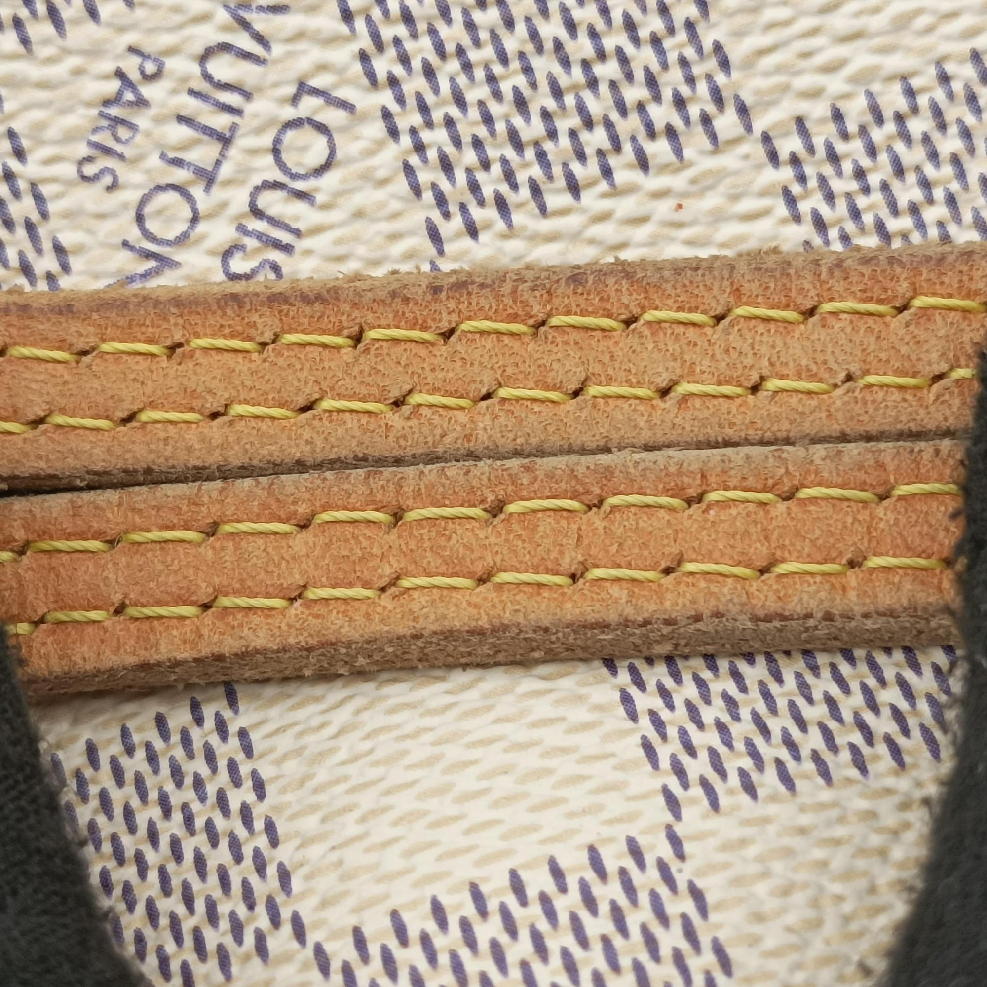Pre-owned Louis Vuitton Neverfull MM Azur Damier Canvas N51107 handbag | stylenewstar