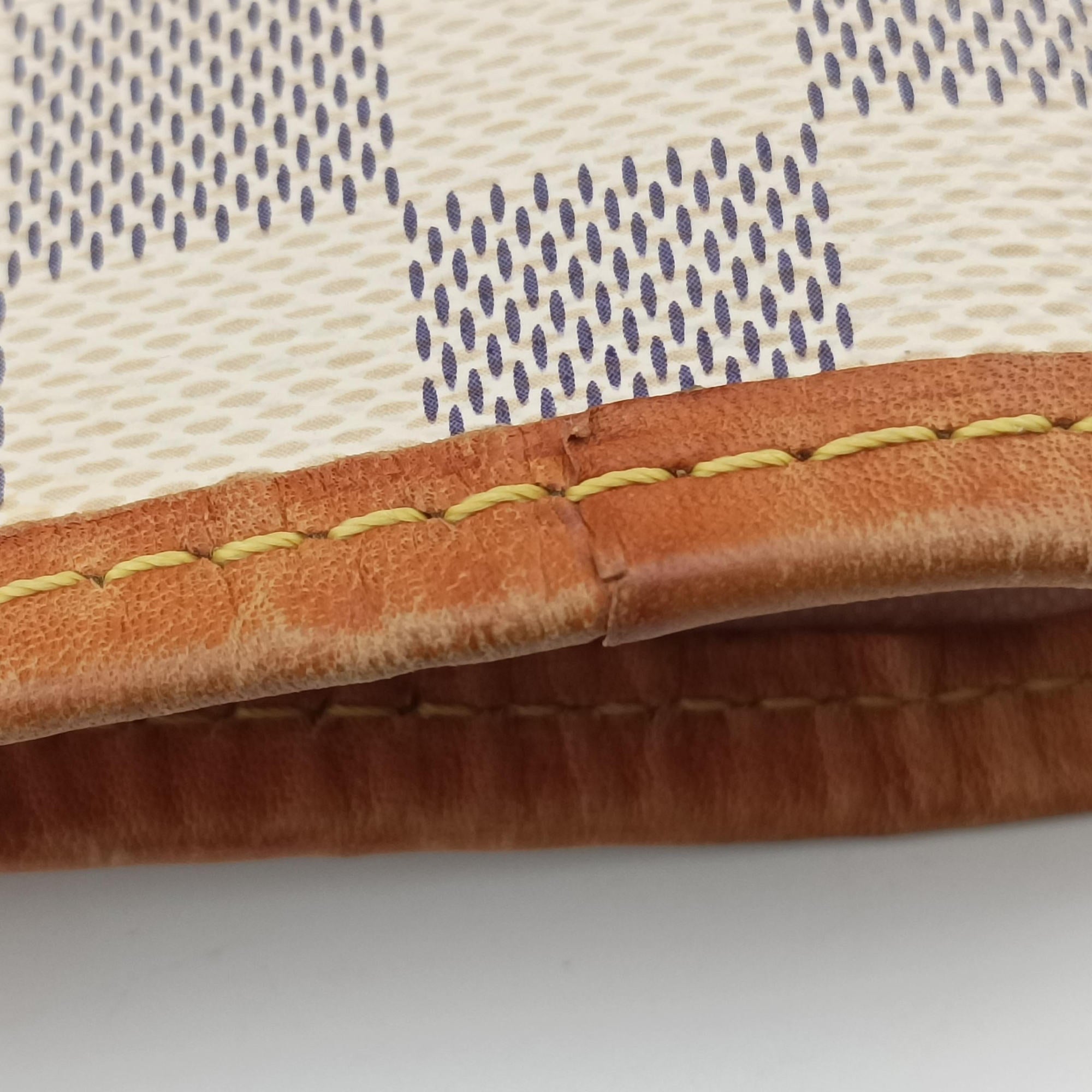Pre-owned Louis Vuitton Neverfull MM Azur Damier Canvas N51107 handbag | stylenewstar