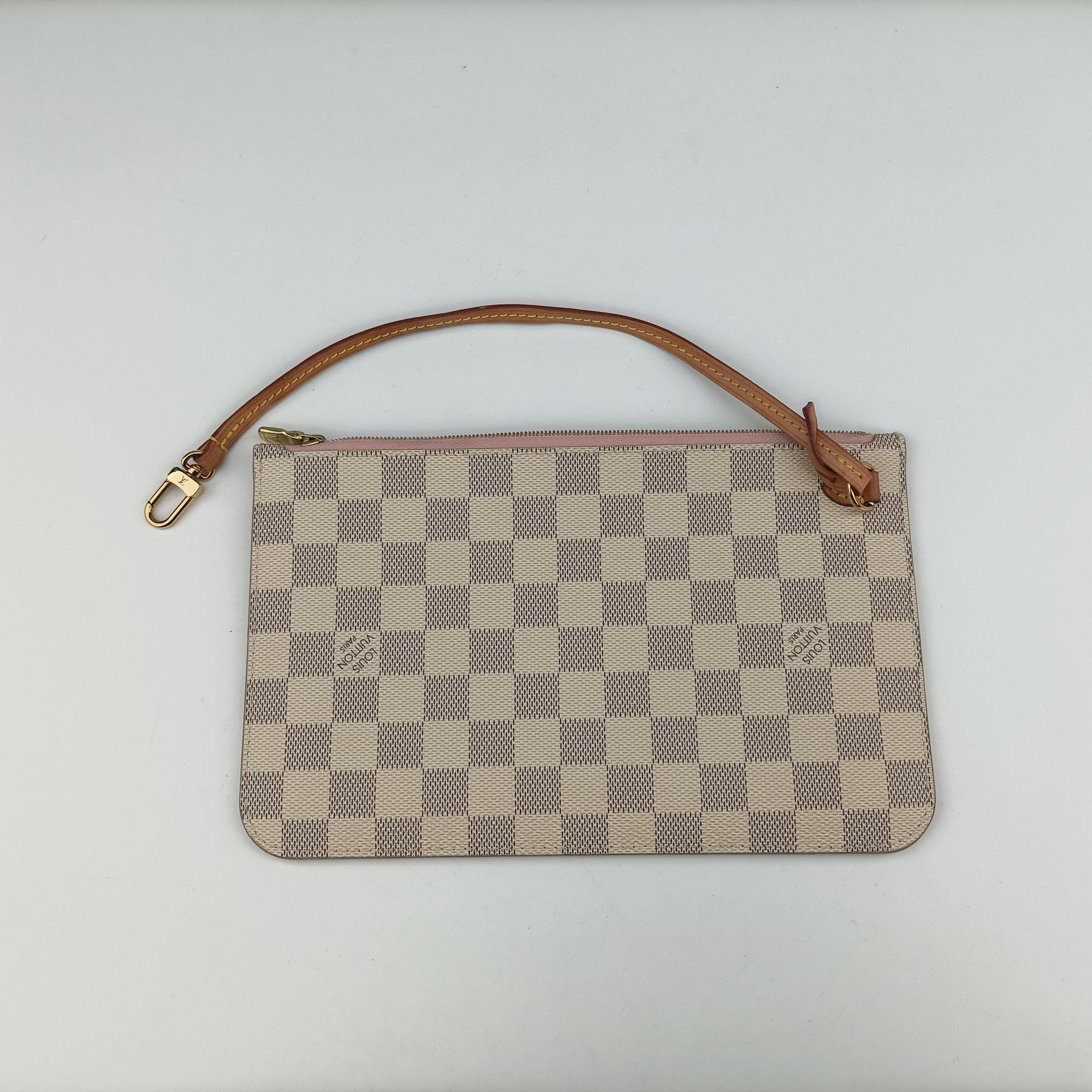 Pre-owned Louis Vuitton Neverfull MM Azur Damier Canvas N51107 handbag | stylenewstar