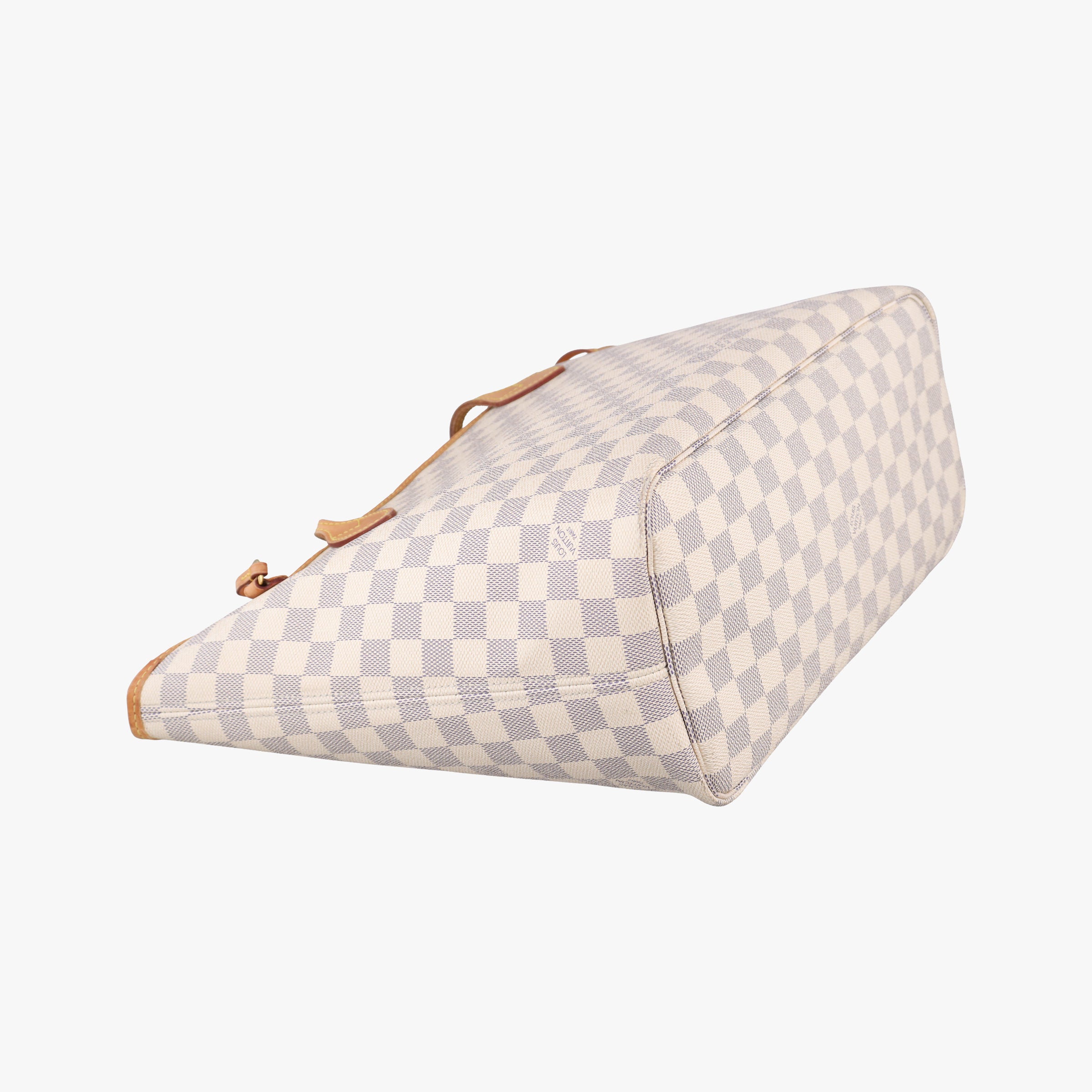 Pre-owned Louis Vuitton Neverfull MM Azur Damier Canvas N51107 handbag | stylenewstar