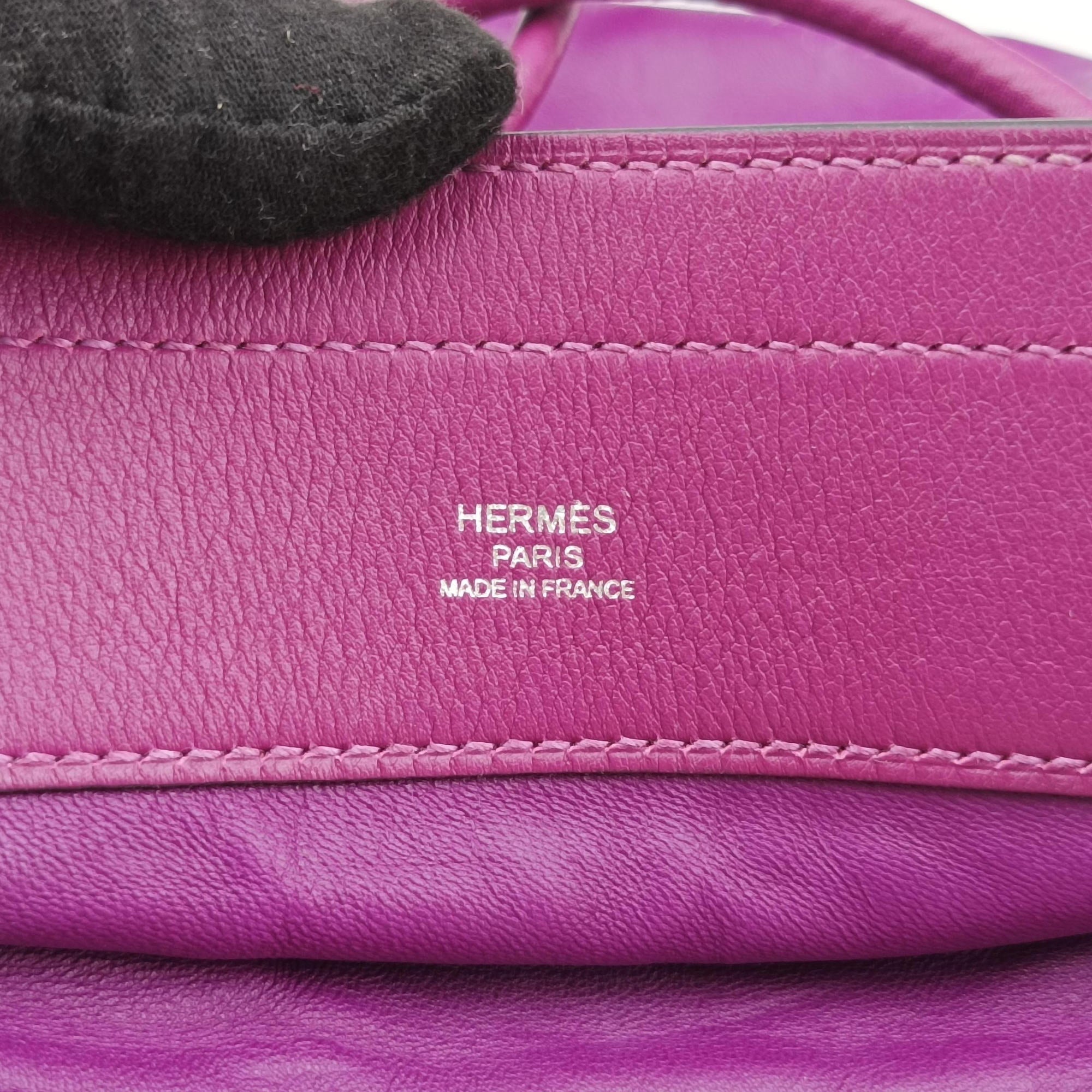 Pre-owned Hermes Sac Aline Anemone Swift Calfskin Leather  shoulderbag | stylenewstar