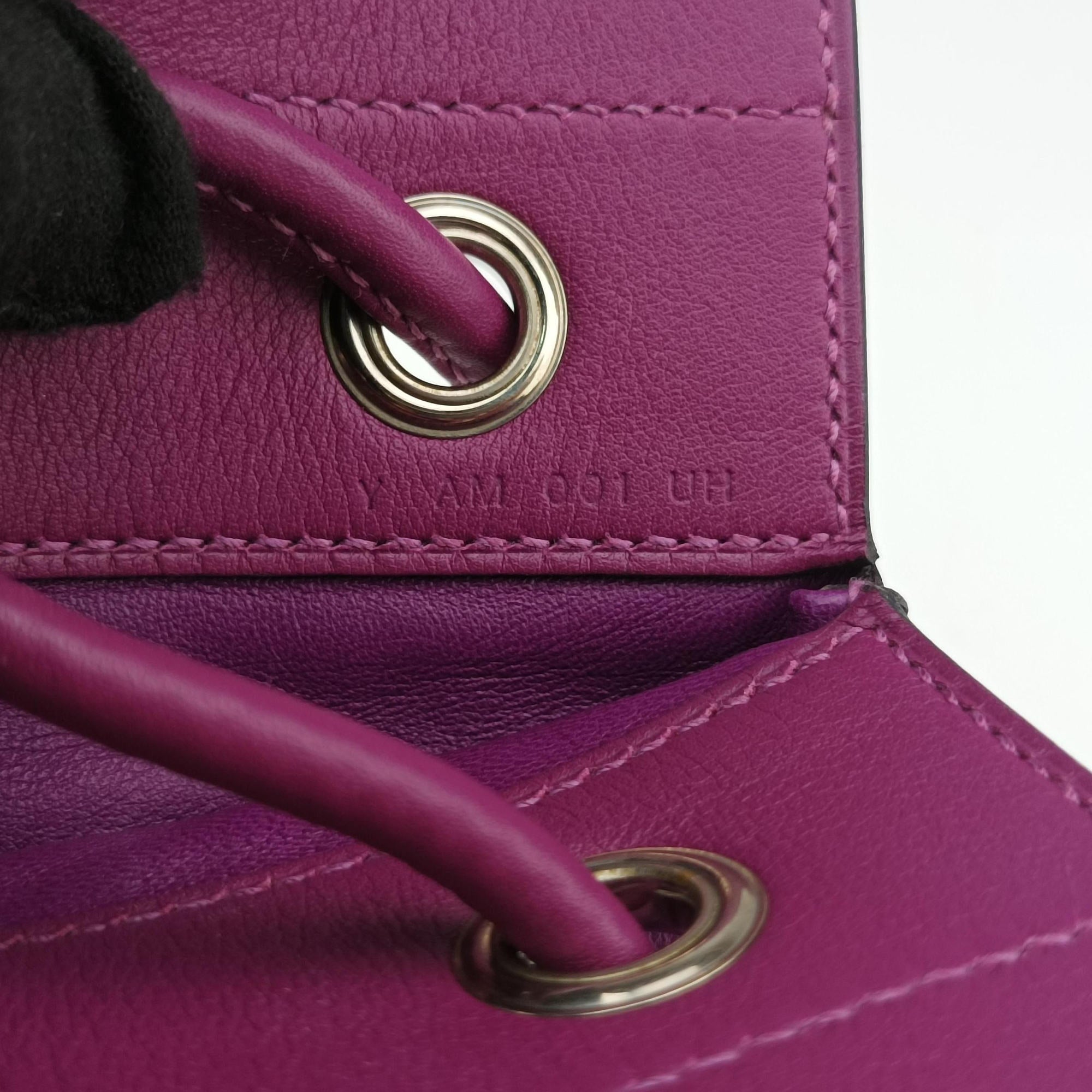 Pre-owned Hermes Sac Aline Anemone Swift Calfskin Leather  shoulderbag | stylenewstar