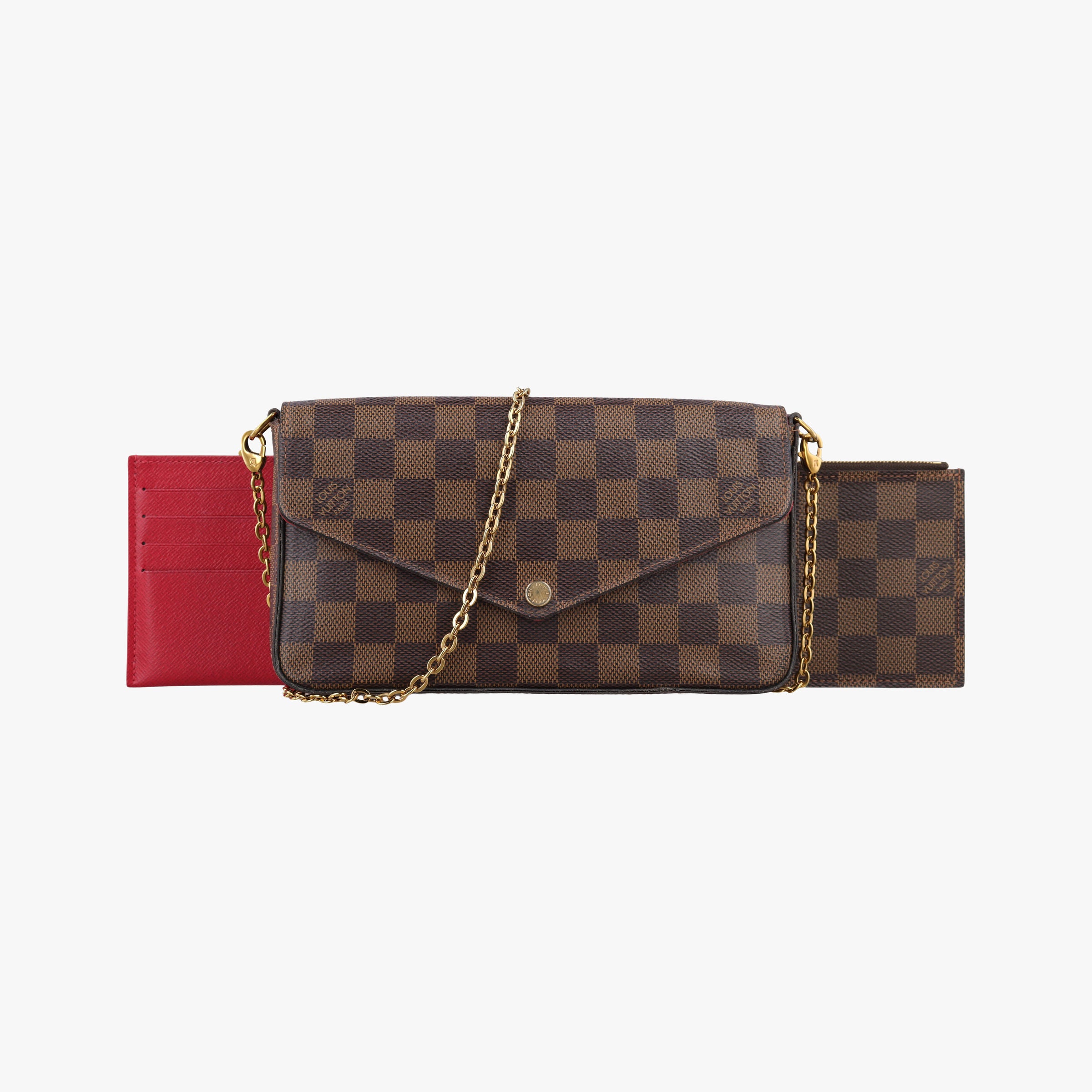 Secondhand Louis Vuitton Pochette FéLICIE Brown Monogram Canvas M61276 shoulderbag | stylenewstar