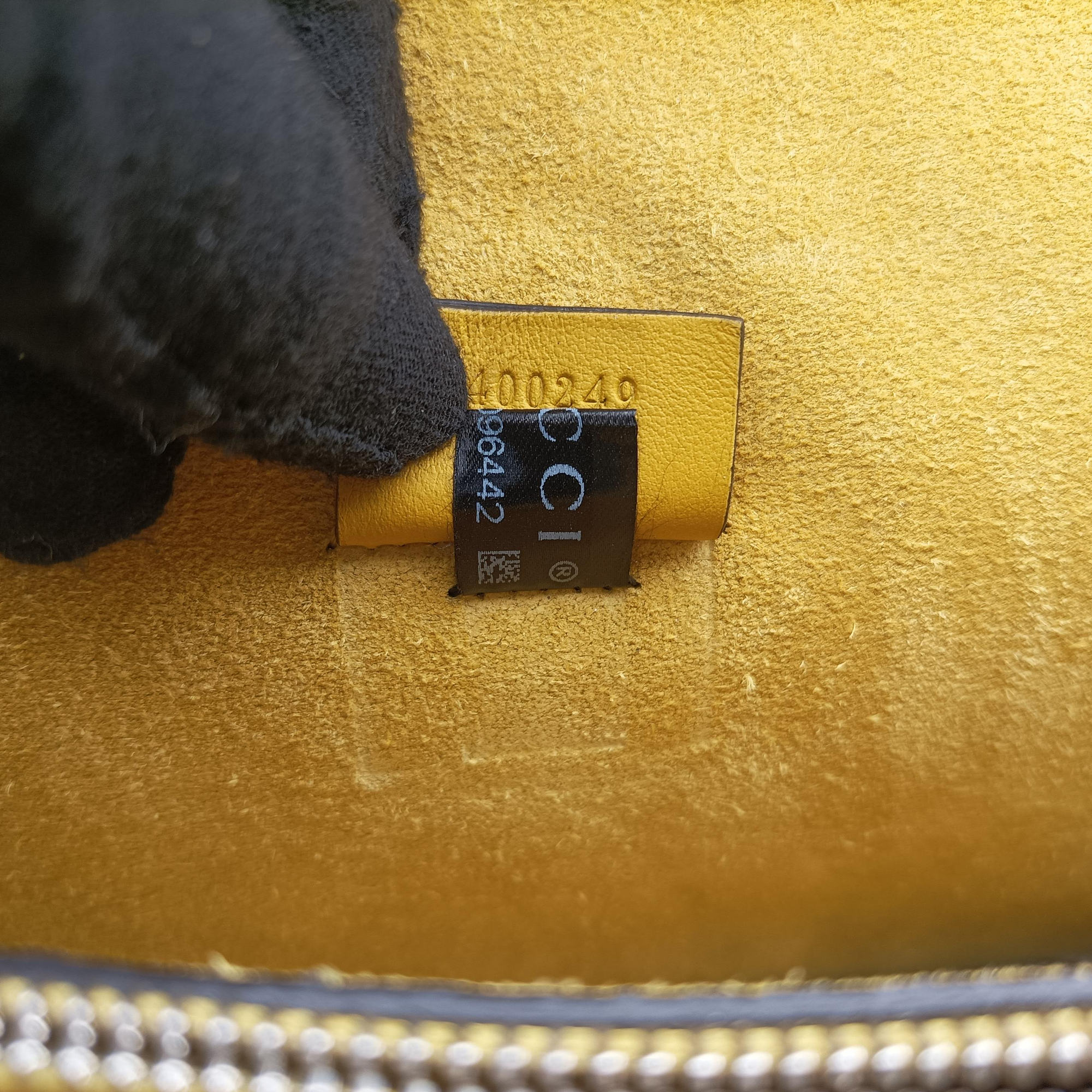 Secondhand Gucci Dionysus Beige × Ebony × Yellow PVC Coated Canvas × Suede 400249 shoulderbag | stylenewstar