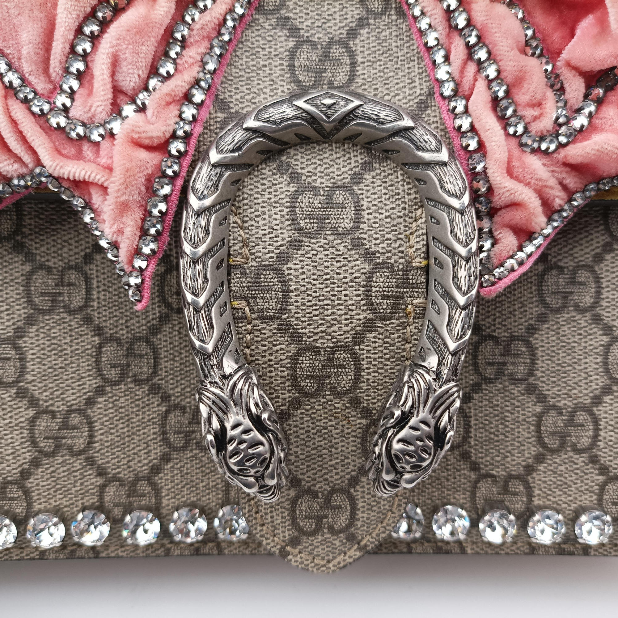 Secondhand Gucci Dionysus Beige × Ebony × Yellow PVC Coated Canvas × Suede 400249 shoulderbag | stylenewstar