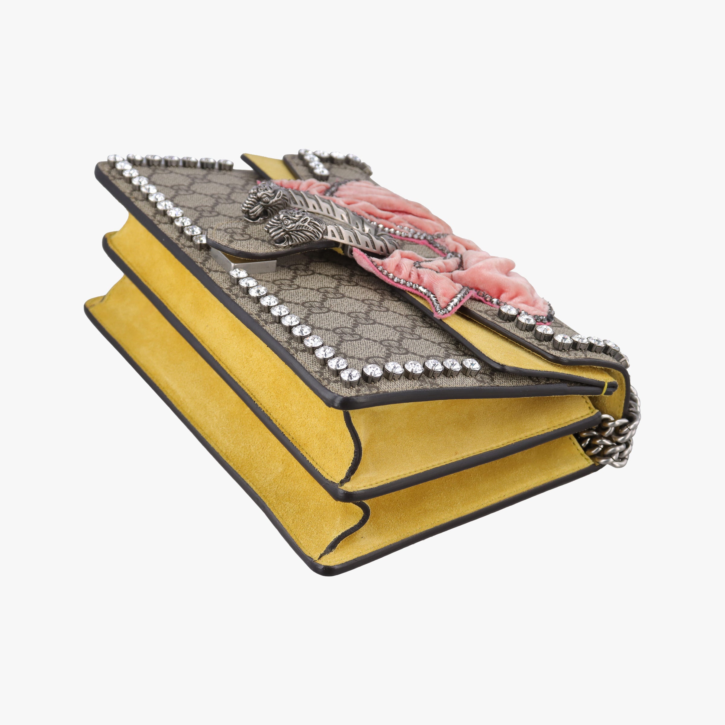 Secondhand Gucci Dionysus Beige × Ebony × Yellow PVC Coated Canvas × Suede 400249 shoulderbag | stylenewstar