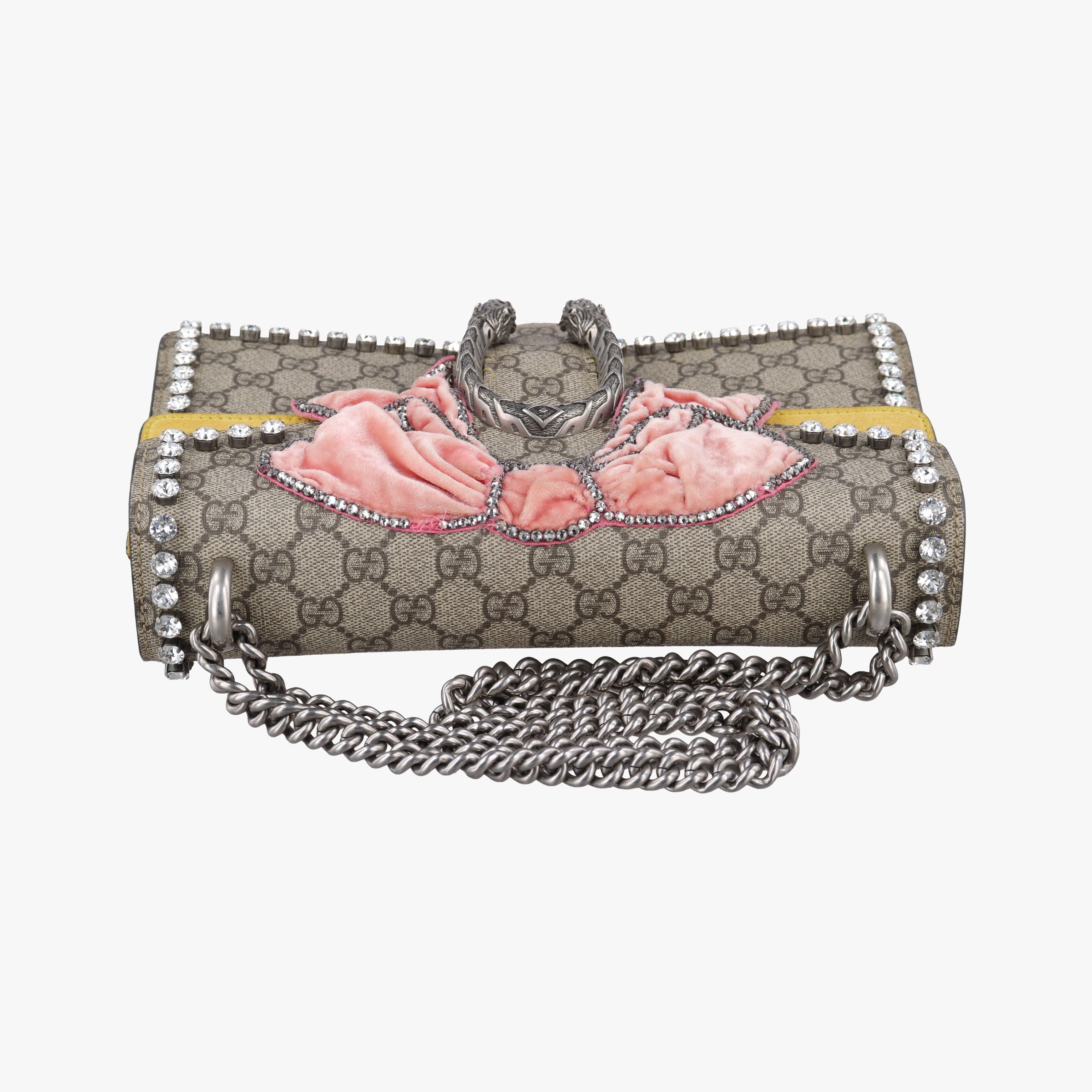 Secondhand Gucci Dionysus Beige × Ebony × Yellow PVC Coated Canvas × Suede 400249 shoulderbag | stylenewstar