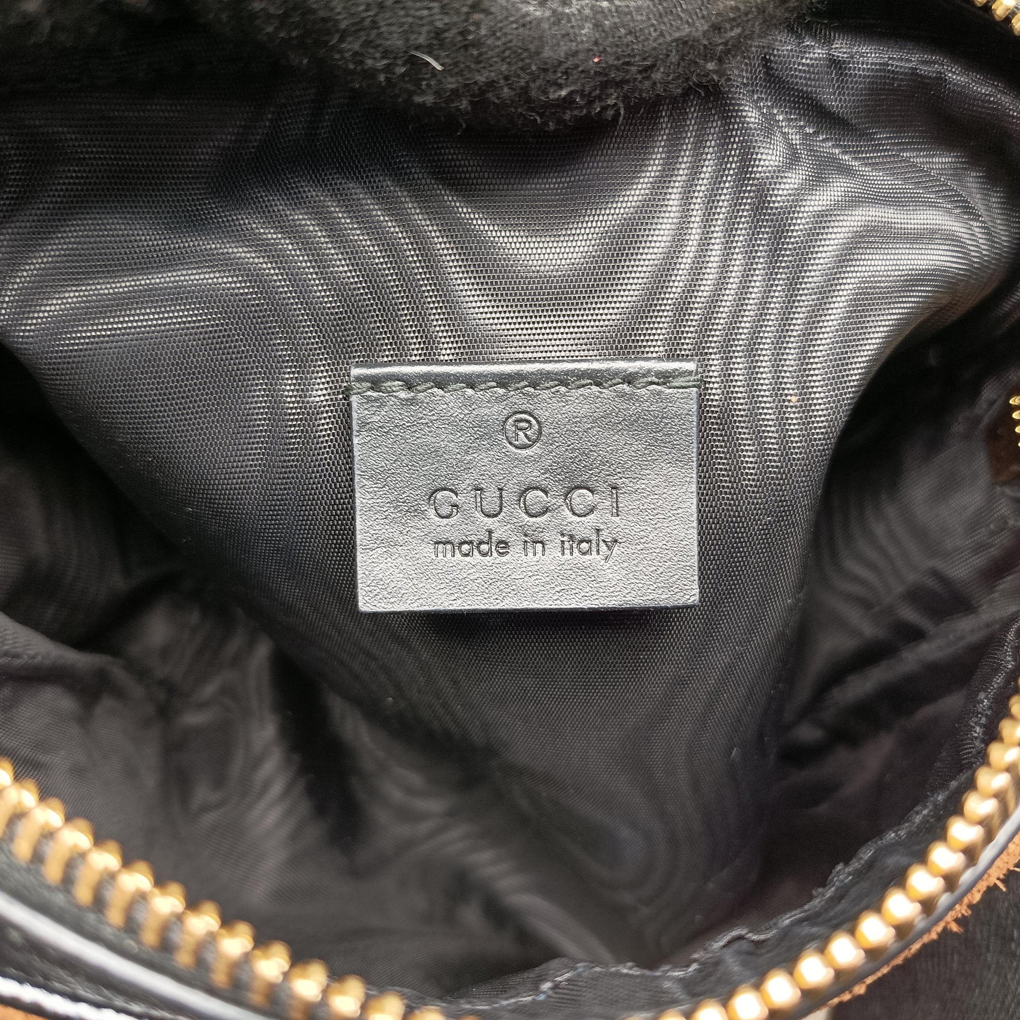 Pre-owned Gucci Ophidia Brown×black×multi Leather × suede 573321 shoulderbag | stylenewstar