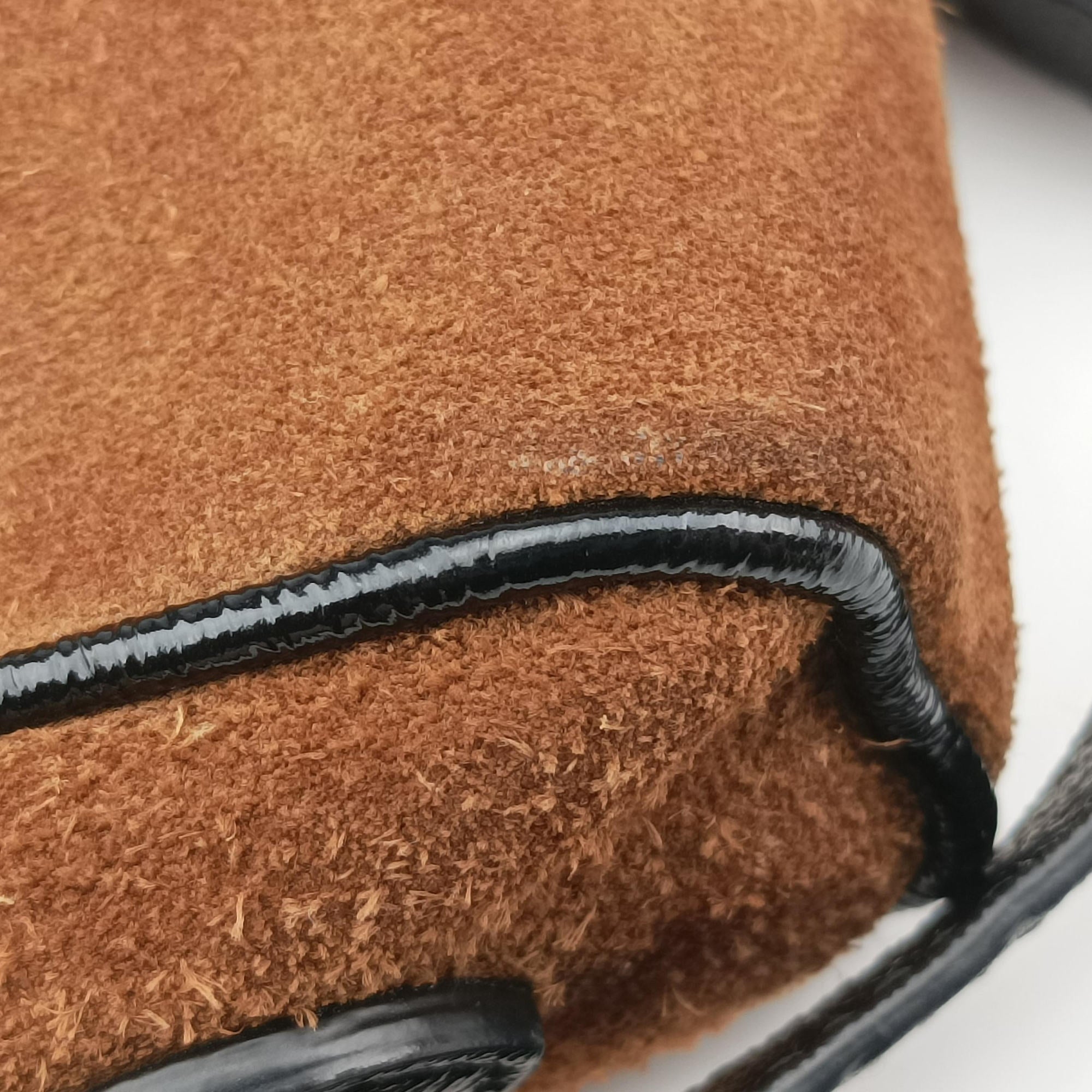 Pre-owned Gucci Ophidia Brown×black×multi Leather × suede 573321 shoulderbag | stylenewstar