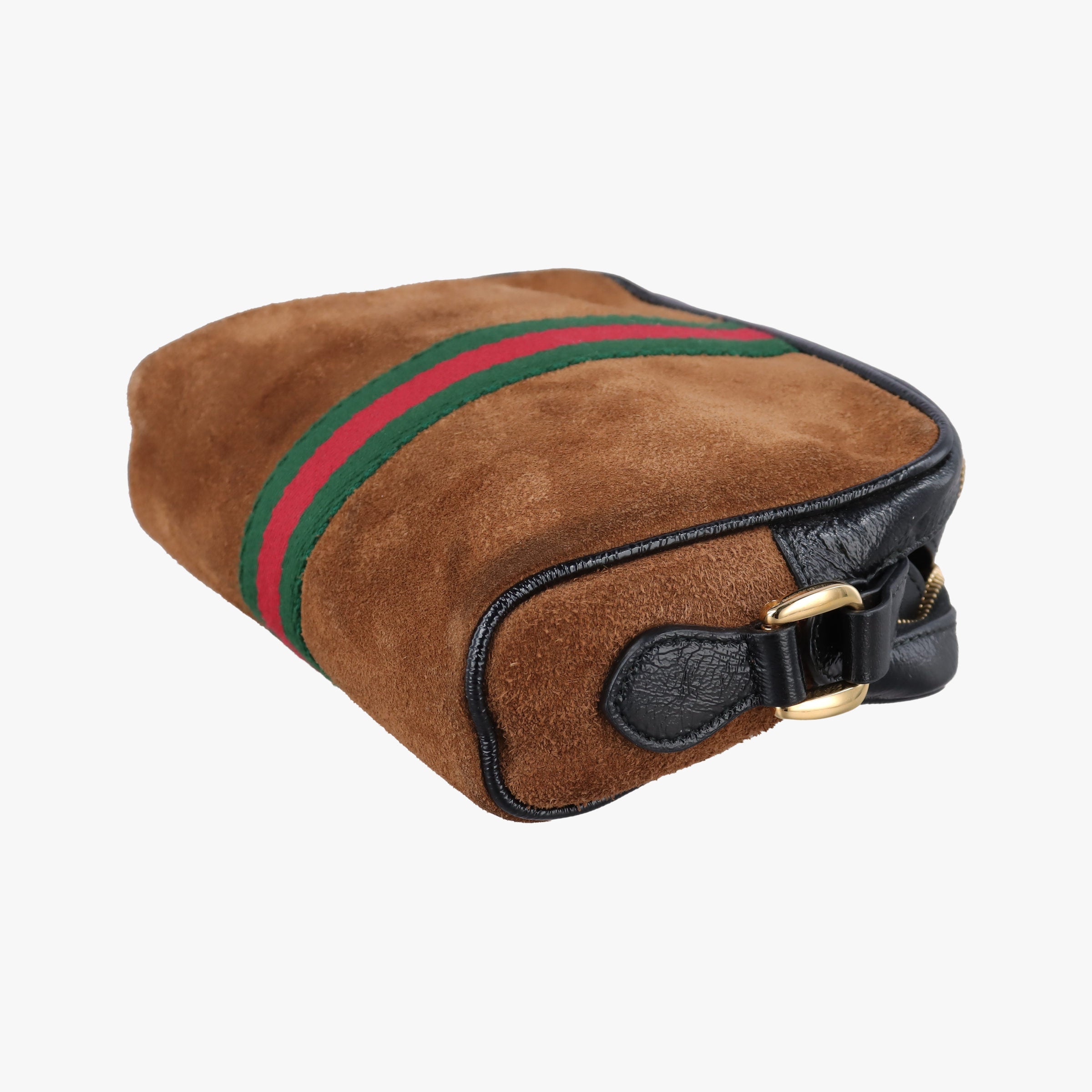 Pre-owned Gucci Ophidia Brown×black×multi Leather × suede 573321 shoulderbag | stylenewstar