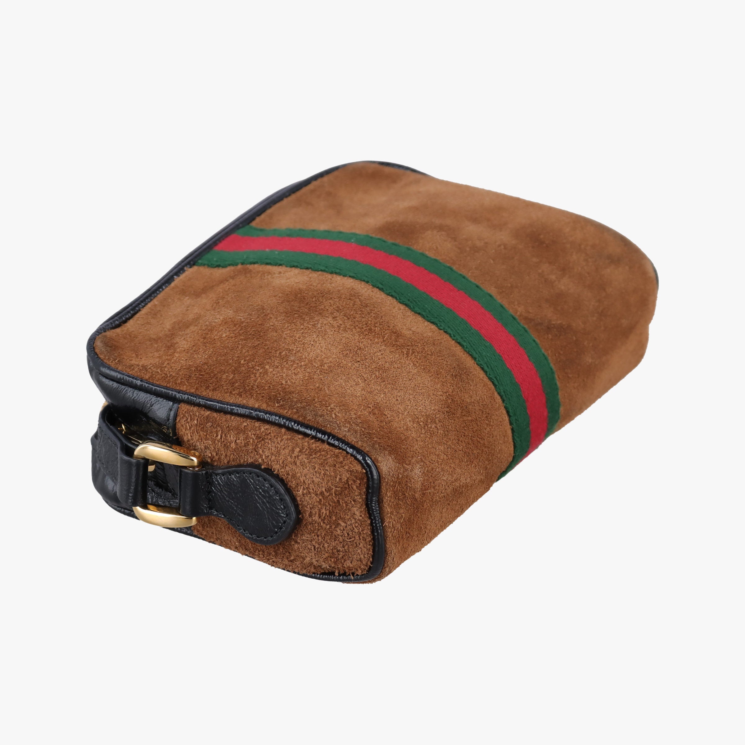 Pre-owned Gucci Ophidia Brown×black×multi Leather × suede 573321 shoulderbag | stylenewstar