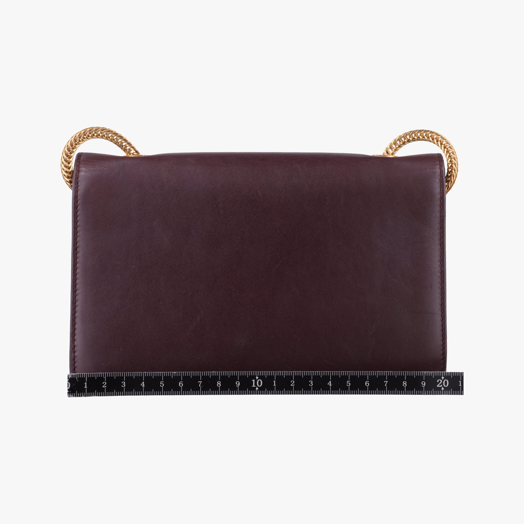 Pre-owned Yves Saint Laurent Small Betty Flap Burgundy Leather 314516 shoulderbag | stylenewstar