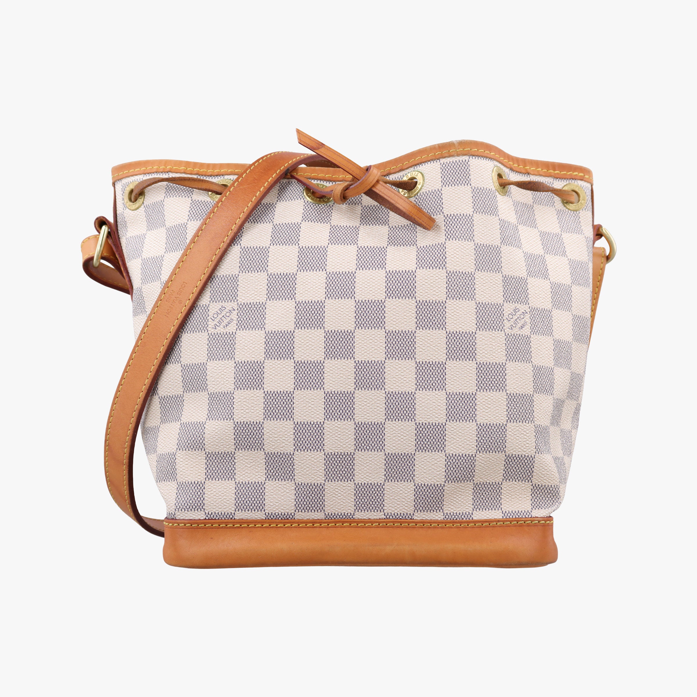 Pre-owned Louis Vuitton NOé BB AZUR Damier Canvas N41220 shoulderbag | stylenewstar