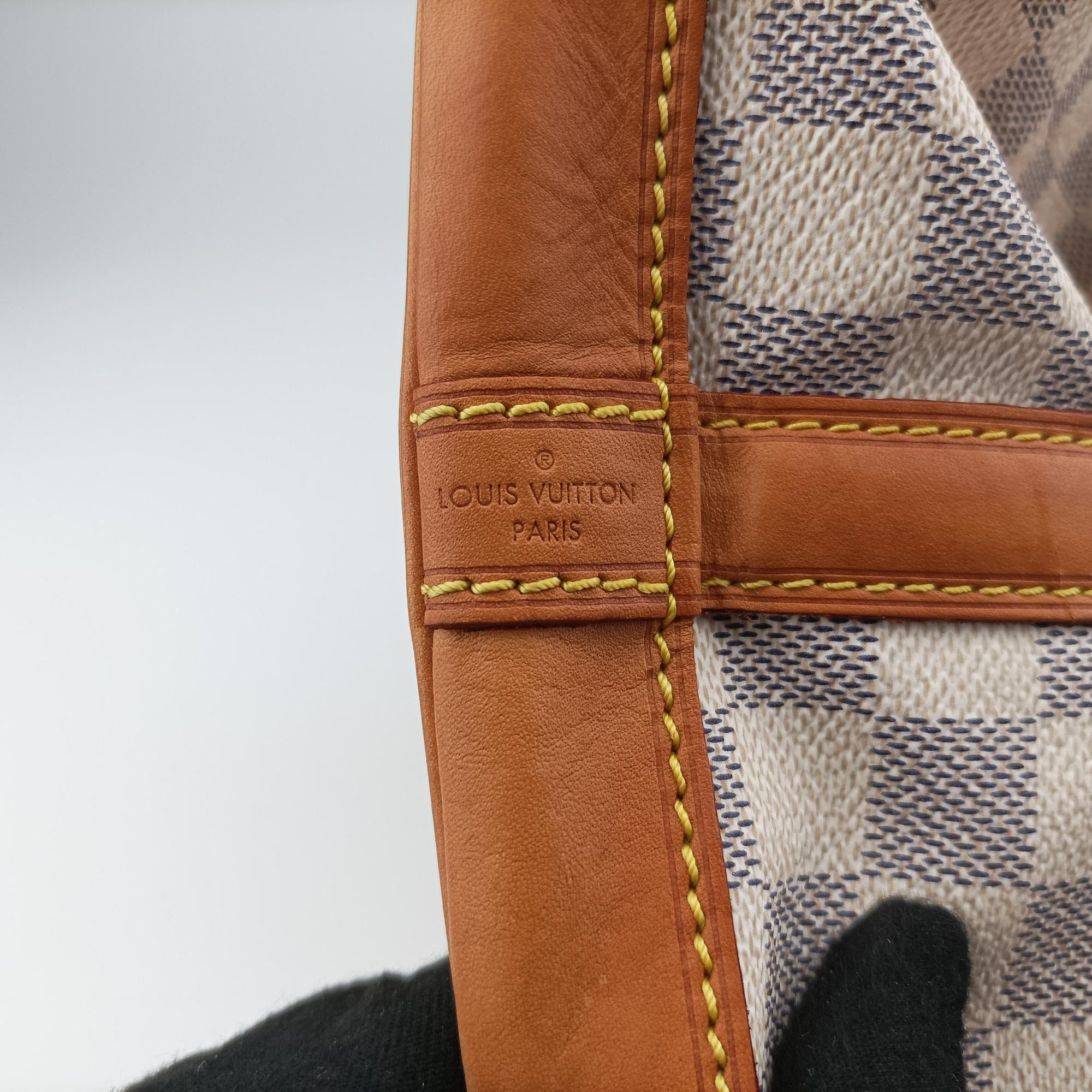Pre-owned Louis Vuitton NOé BB AZUR Damier Canvas N41220 shoulderbag | stylenewstar