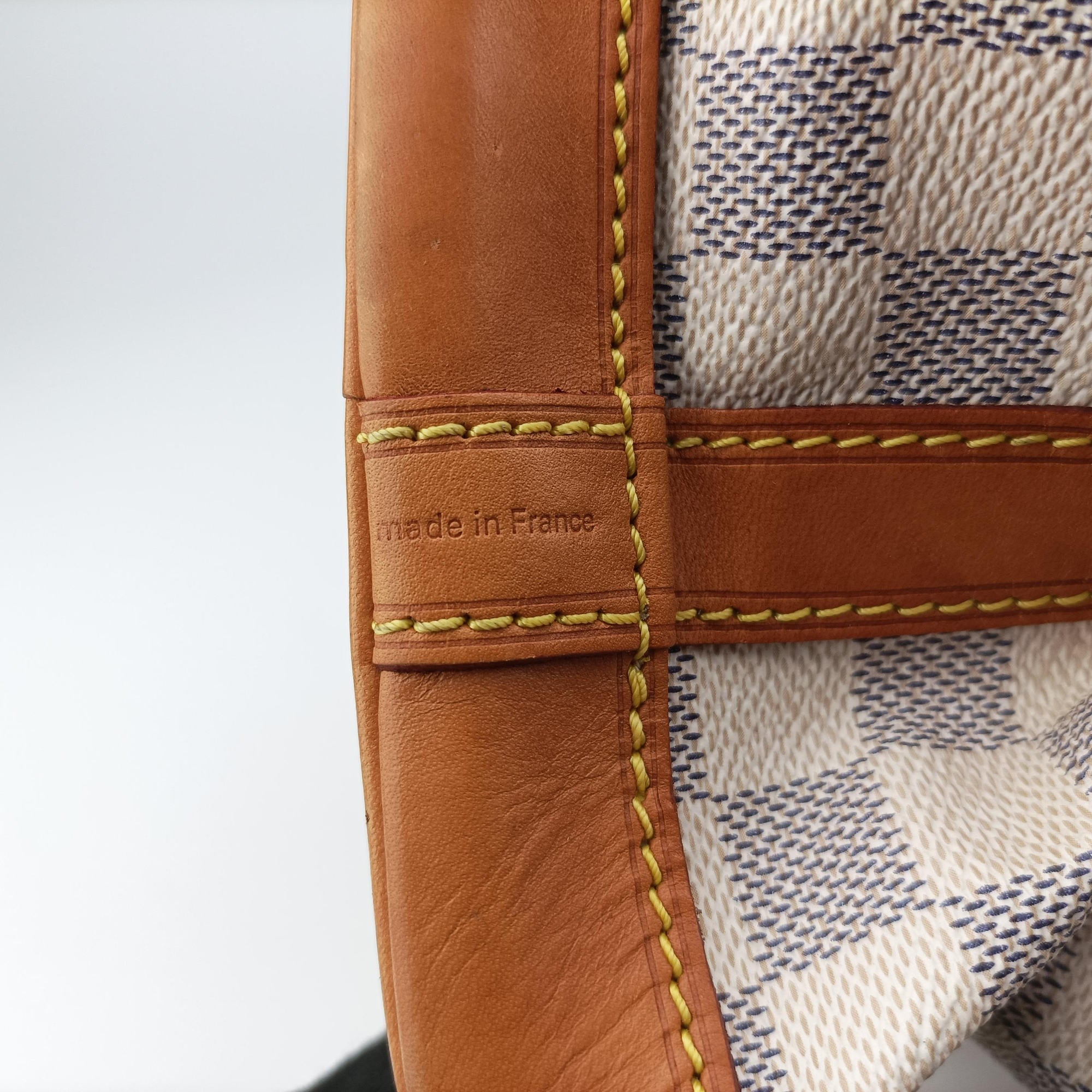 Pre-owned Louis Vuitton NOé BB AZUR Damier Canvas N41220 shoulderbag | stylenewstar