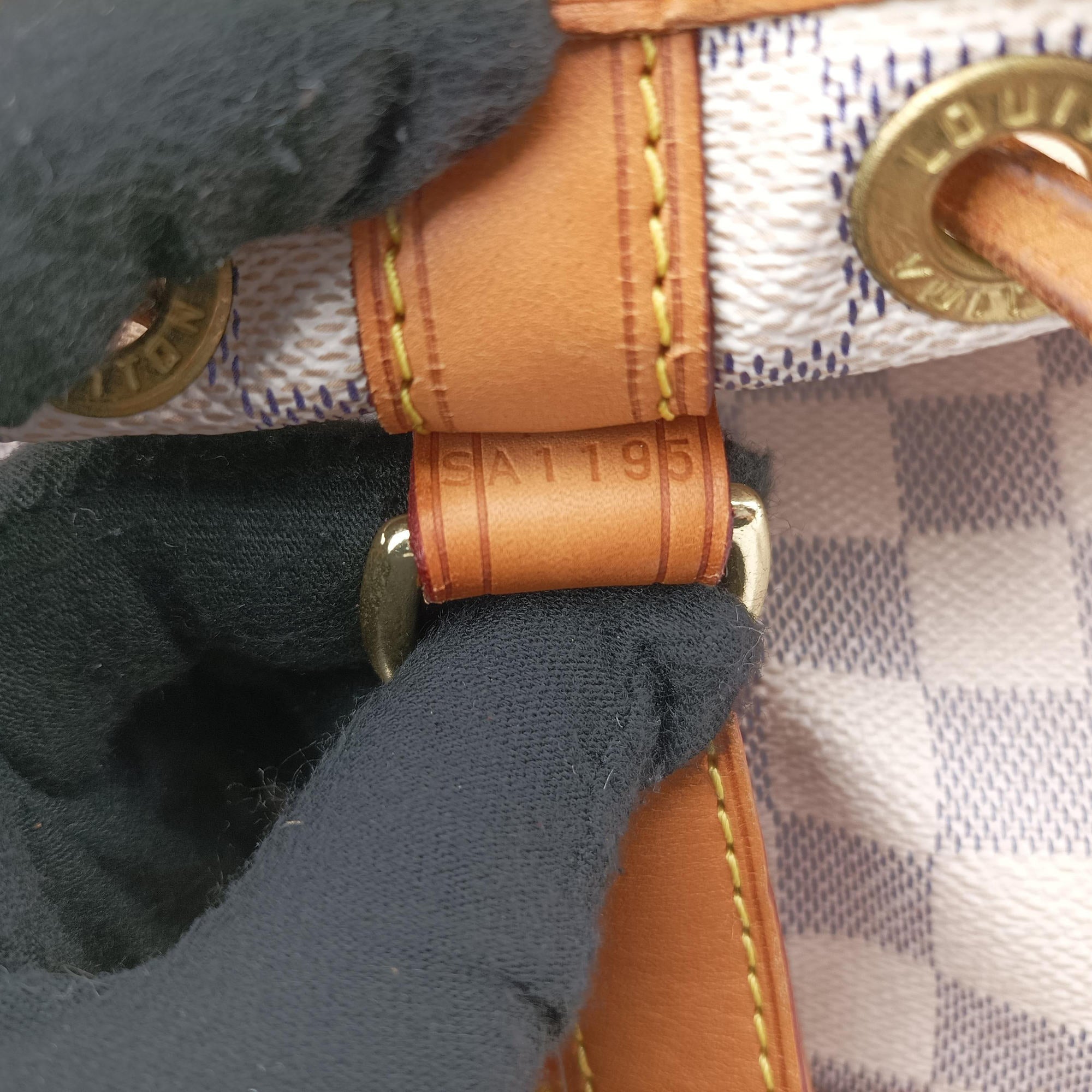 Pre-owned Louis Vuitton NOé BB AZUR Damier Canvas N41220 shoulderbag | stylenewstar