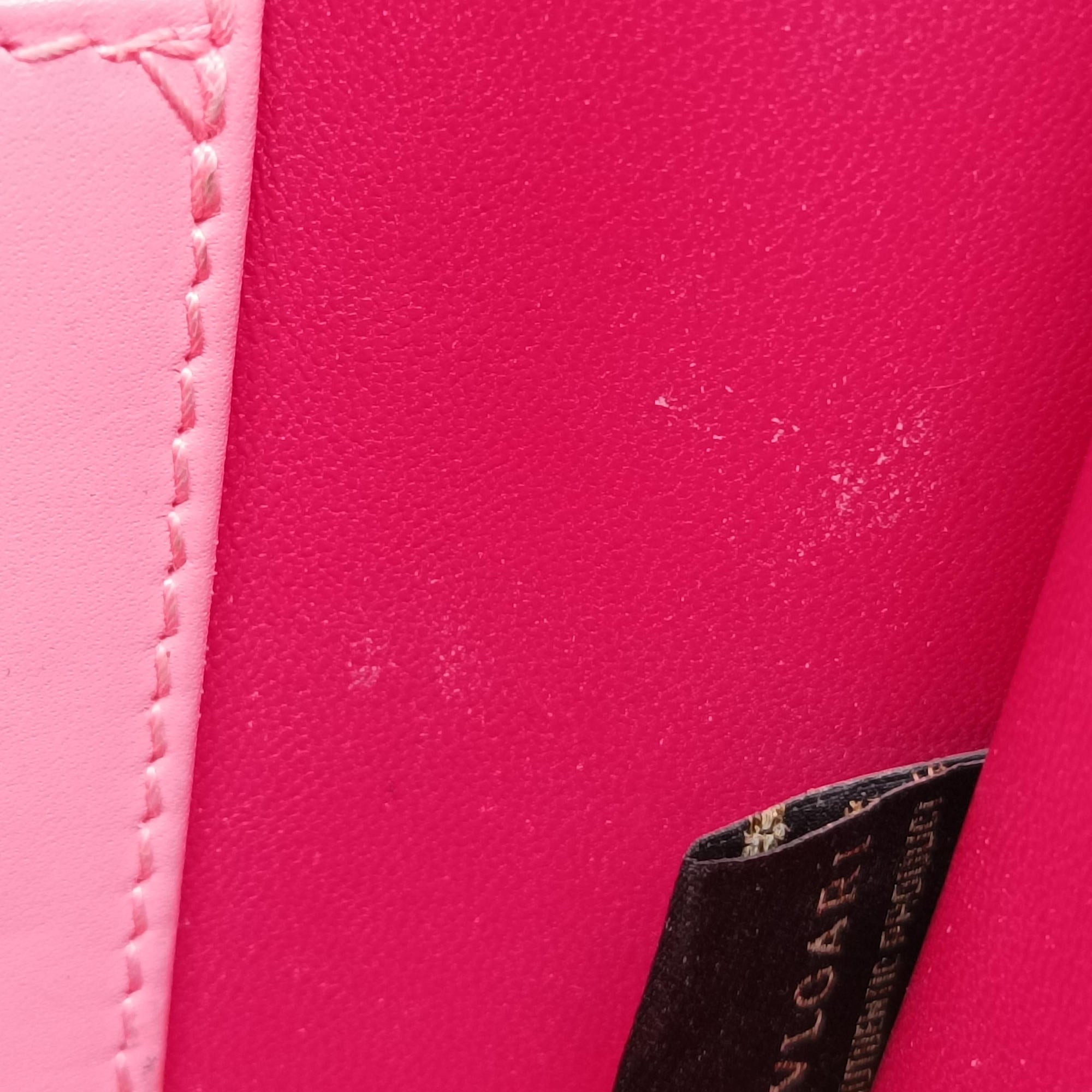 Pre-owned Bvlgari Serpenti Beige × Pink Galuchat Skin×Leather  shoulderbag | stylenewstar