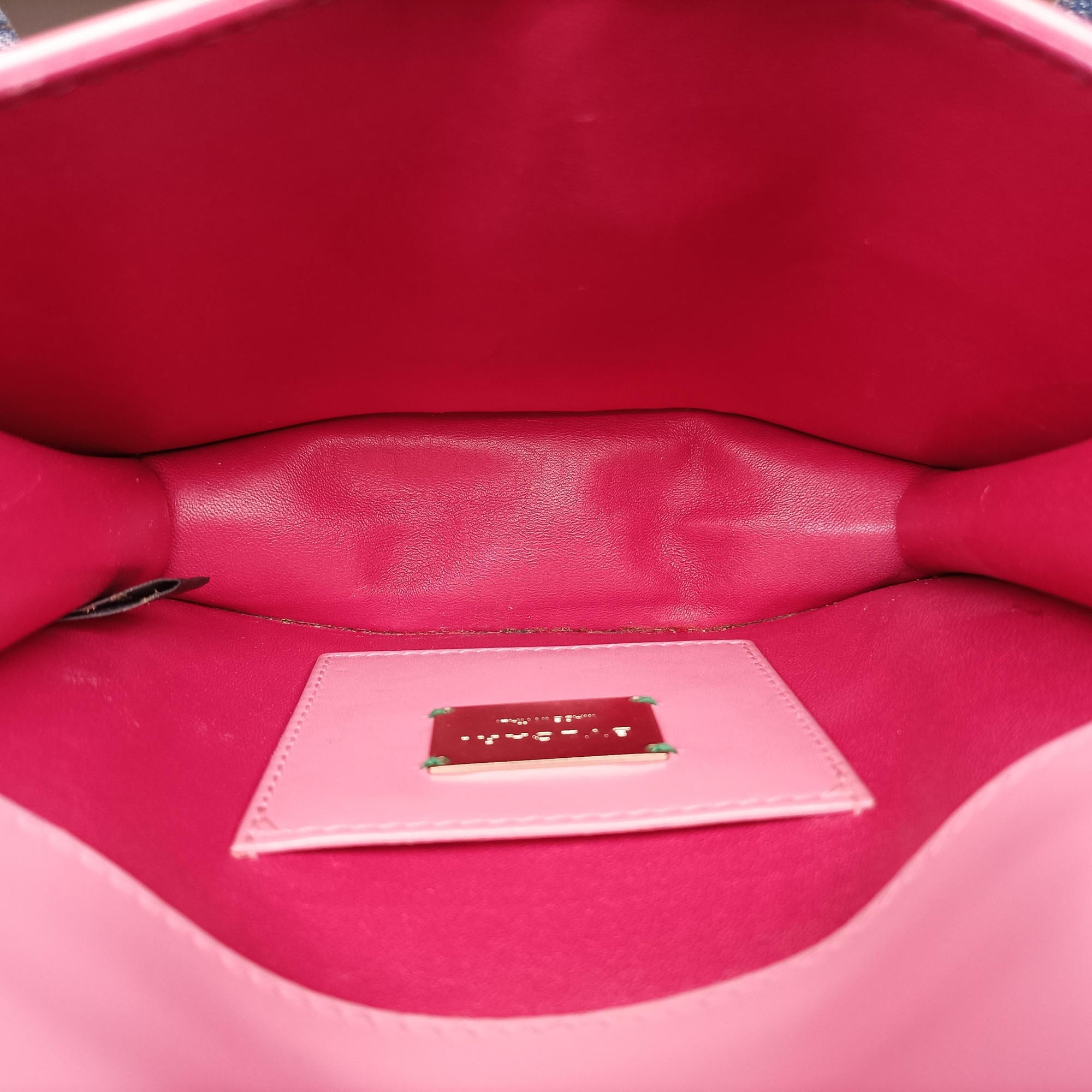 Pre-owned Bvlgari Serpenti Beige × Pink Galuchat Skin×Leather  shoulderbag | stylenewstar