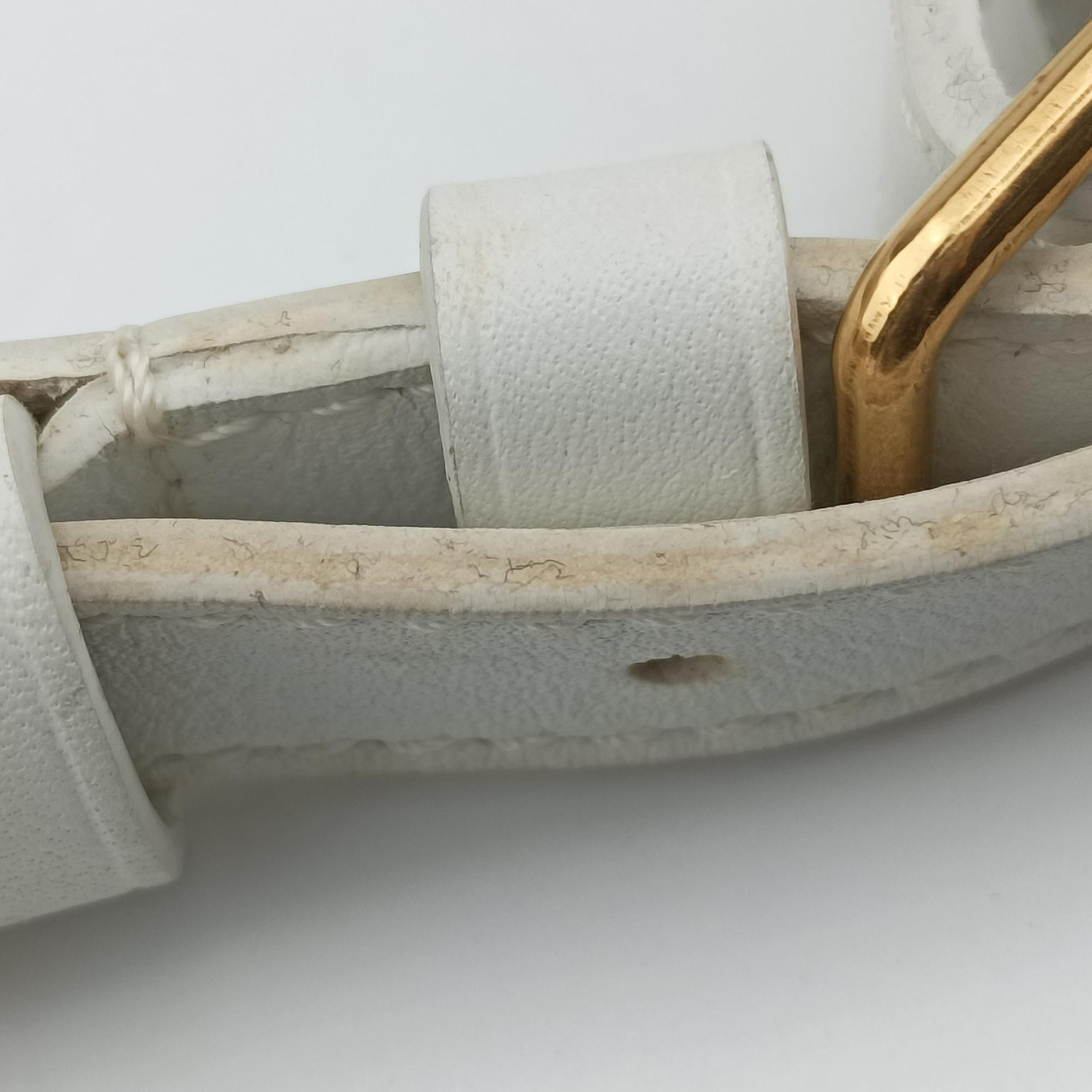 Pre-owned Louis Vuitton New Wave SNOW Leather M53861 bum bag/waist bag | stylenewstar