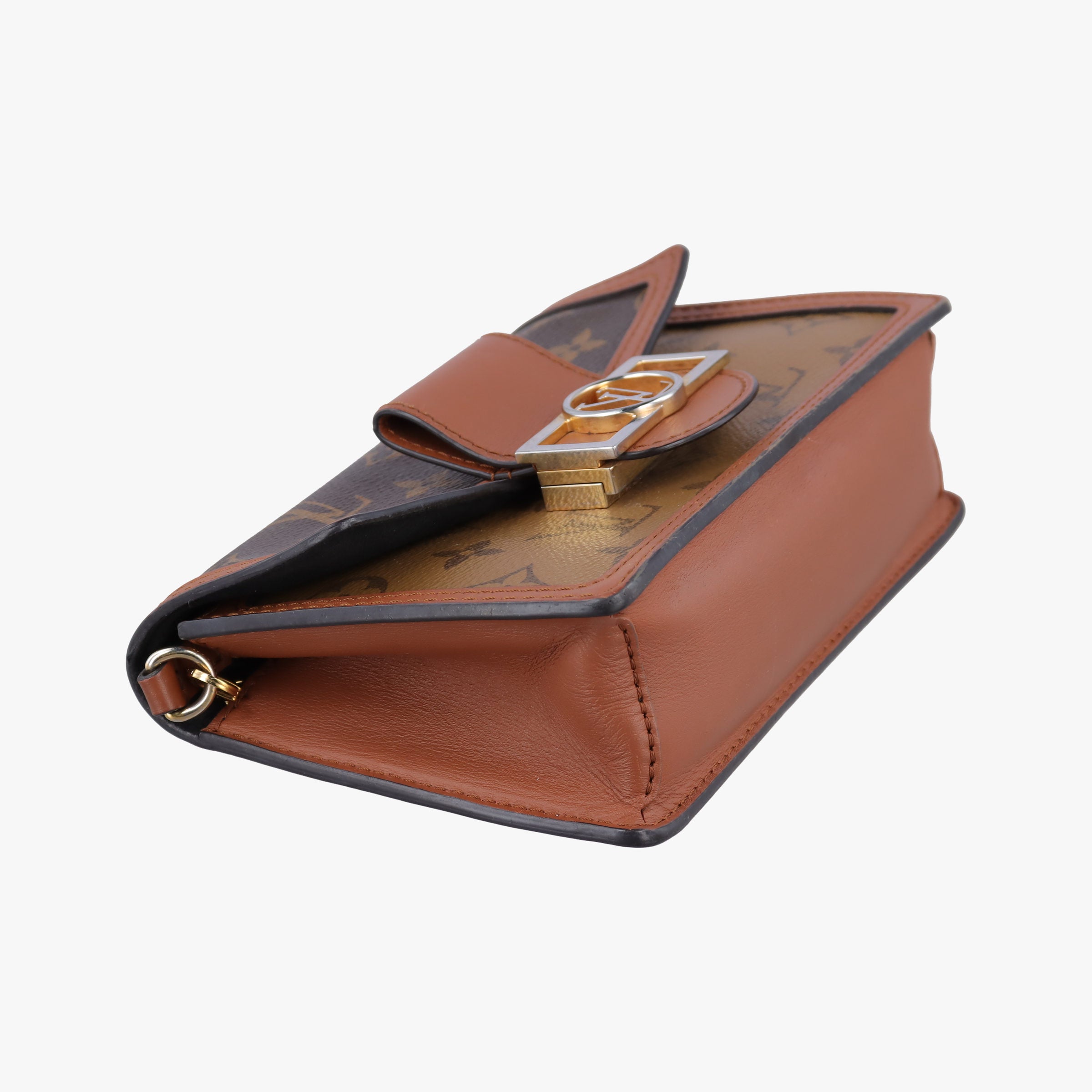 Pre-owned Louis Vuitton Portefeuille Dauphine Brown Monogram Reverse M68746 shoulderbag | stylenewstar
