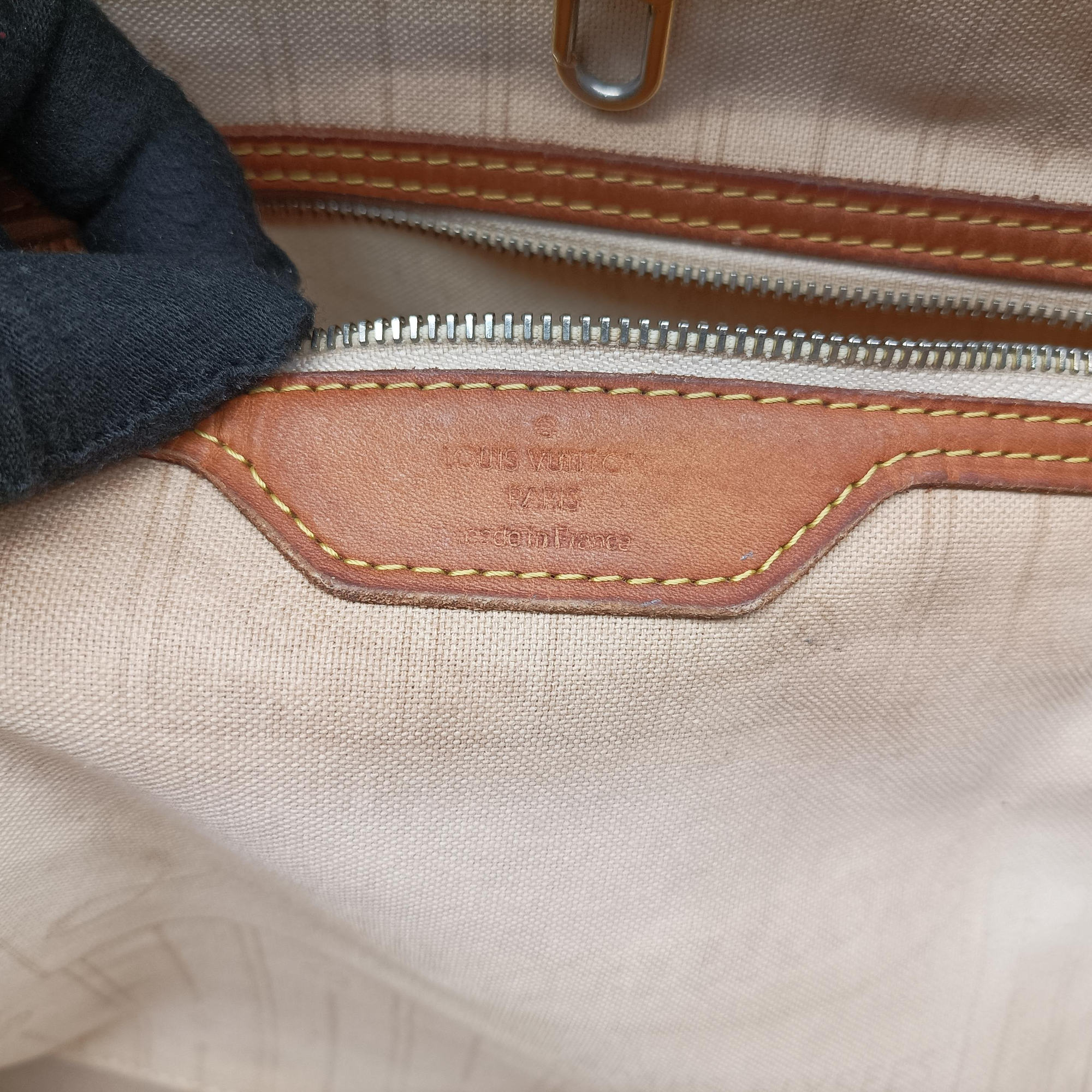 Pre-owned Louis Vuitton NEVERFULL GM AZUR Damier Canvas N51108 shoulderbag | stylenewstar