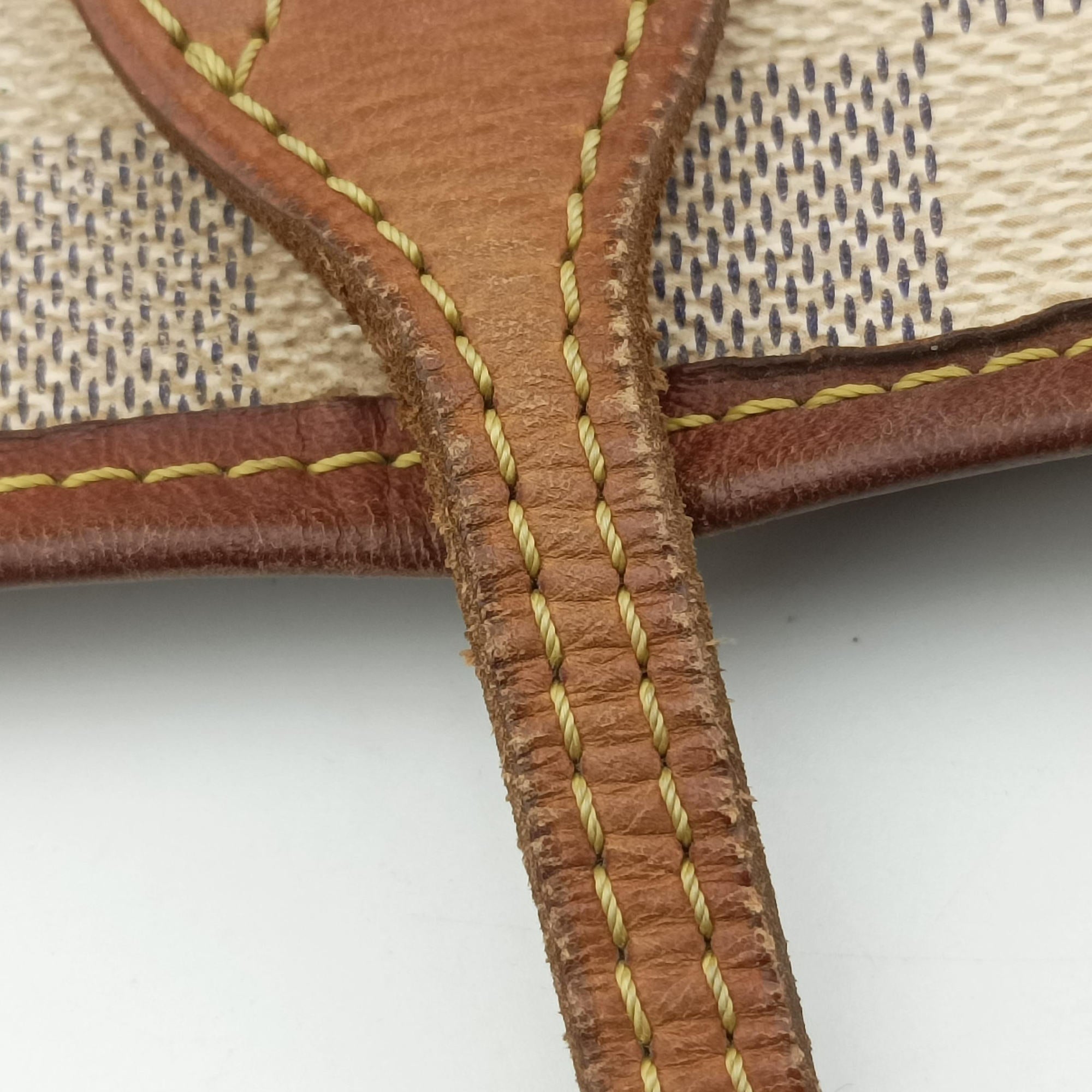 Pre-owned Louis Vuitton NEVERFULL GM AZUR Damier Canvas N51108 shoulderbag | stylenewstar