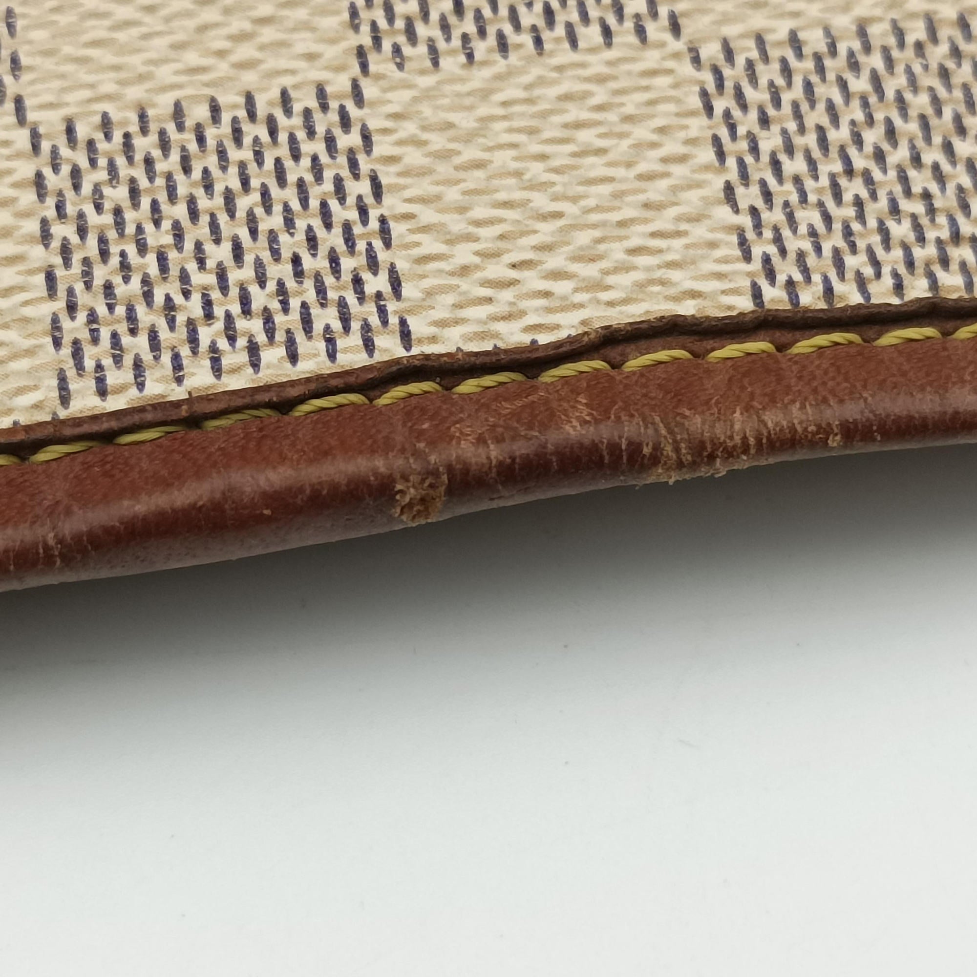 Pre-owned Louis Vuitton NEVERFULL GM AZUR Damier Canvas N51108 shoulderbag | stylenewstar