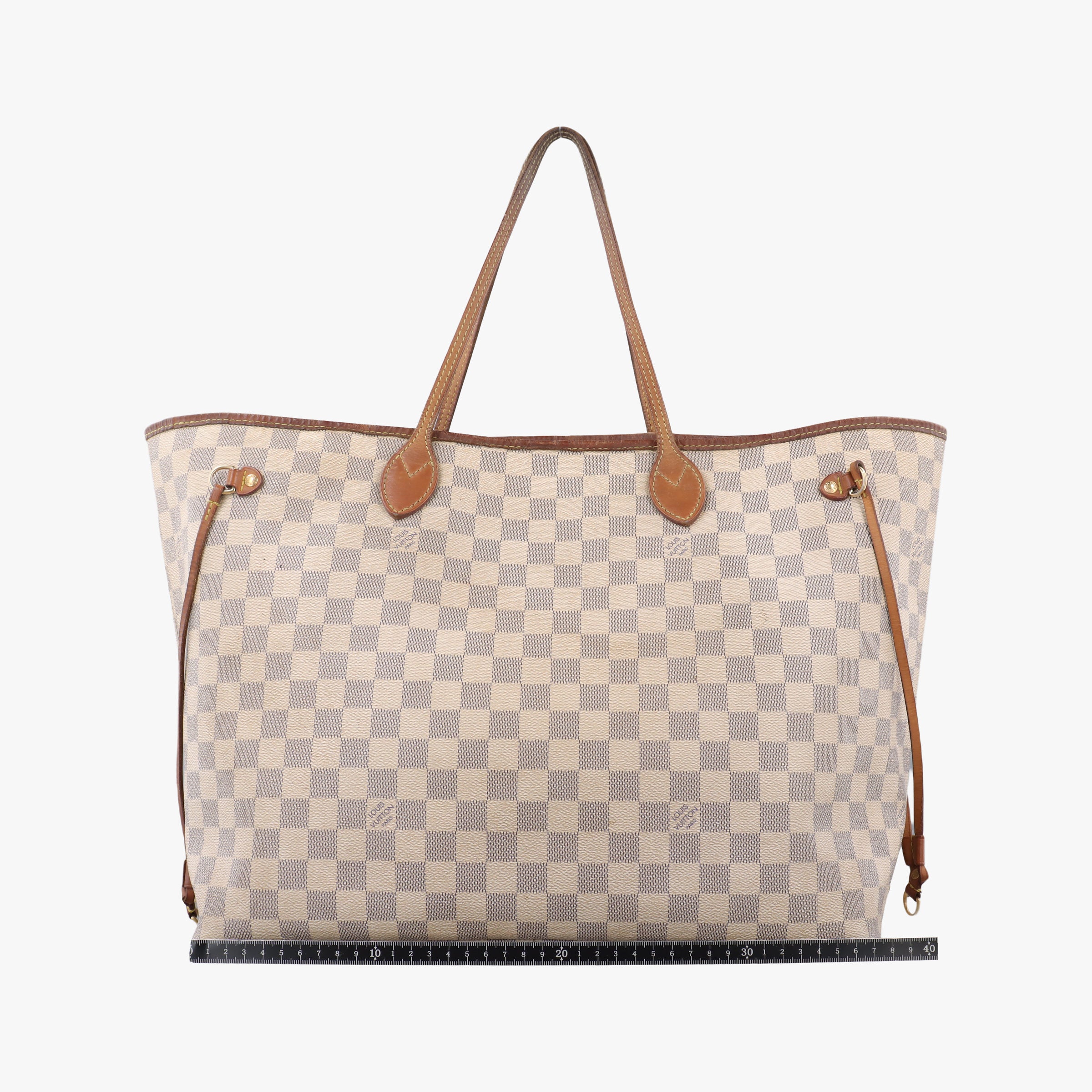 Pre-owned Louis Vuitton NEVERFULL GM AZUR Damier Canvas N51108 shoulderbag | stylenewstar
