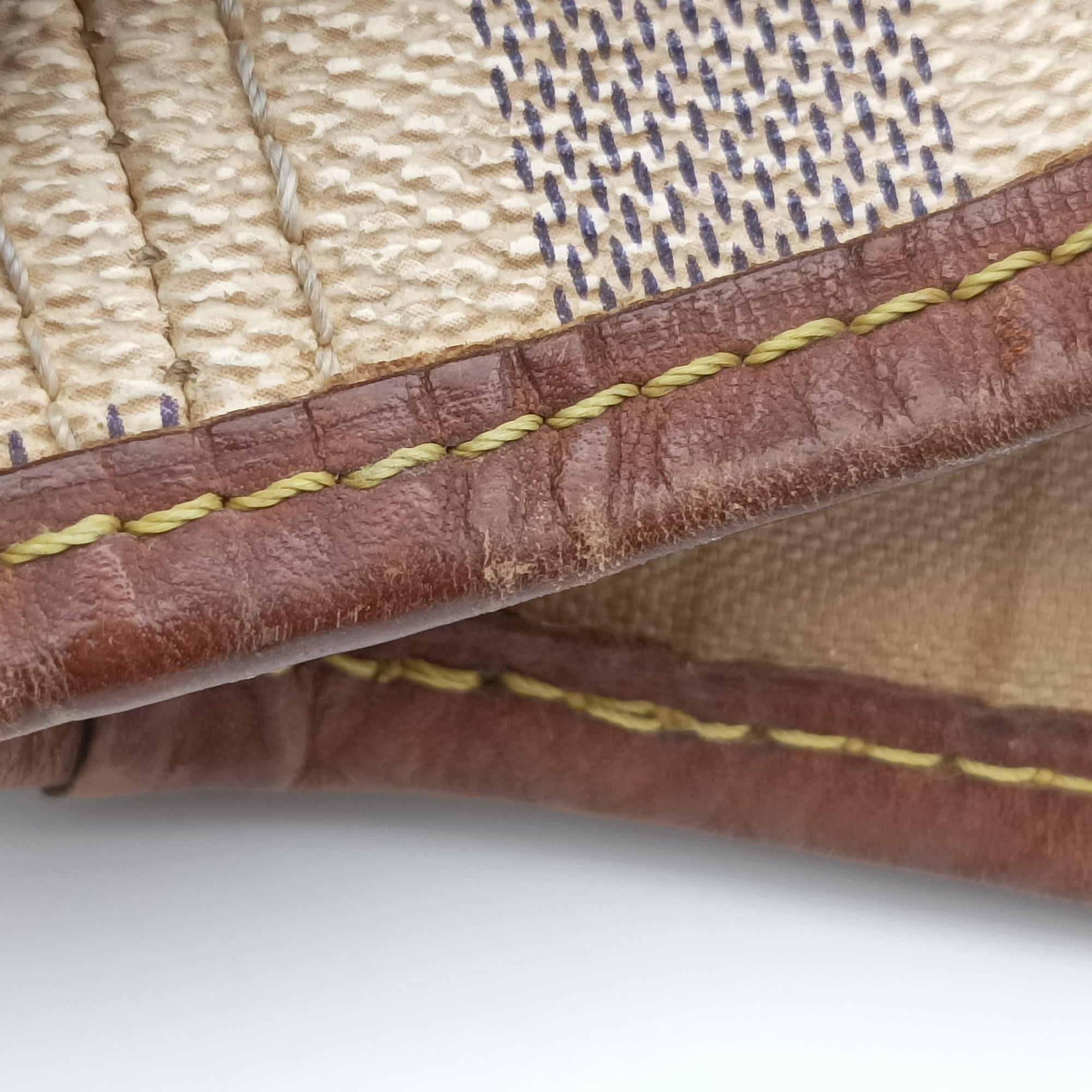 Pre-owned Louis Vuitton NEVERFULL GM AZUR Damier Canvas N51108 shoulderbag | stylenewstar