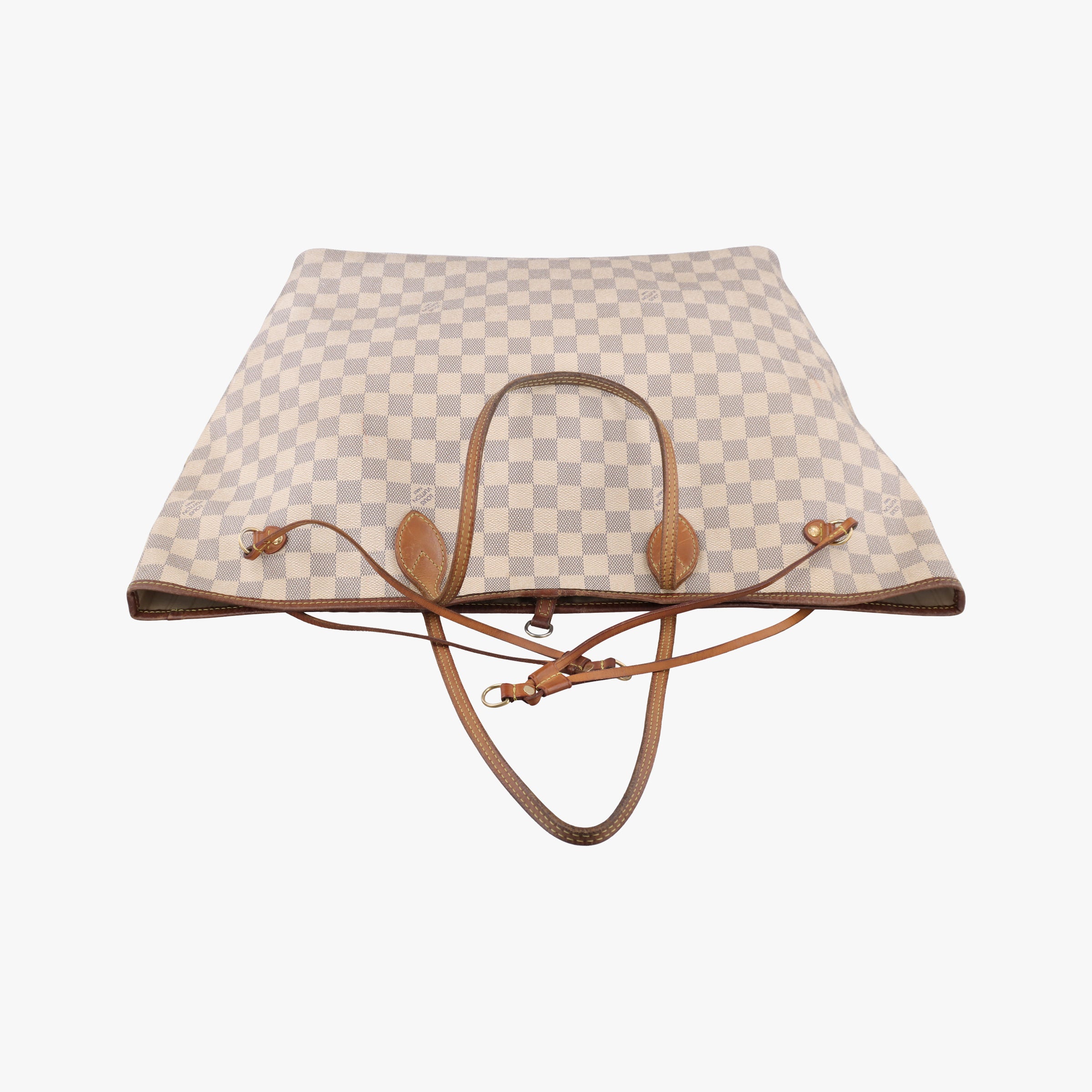 Pre-owned Louis Vuitton NEVERFULL GM AZUR Damier Canvas N51108 shoulderbag | stylenewstar