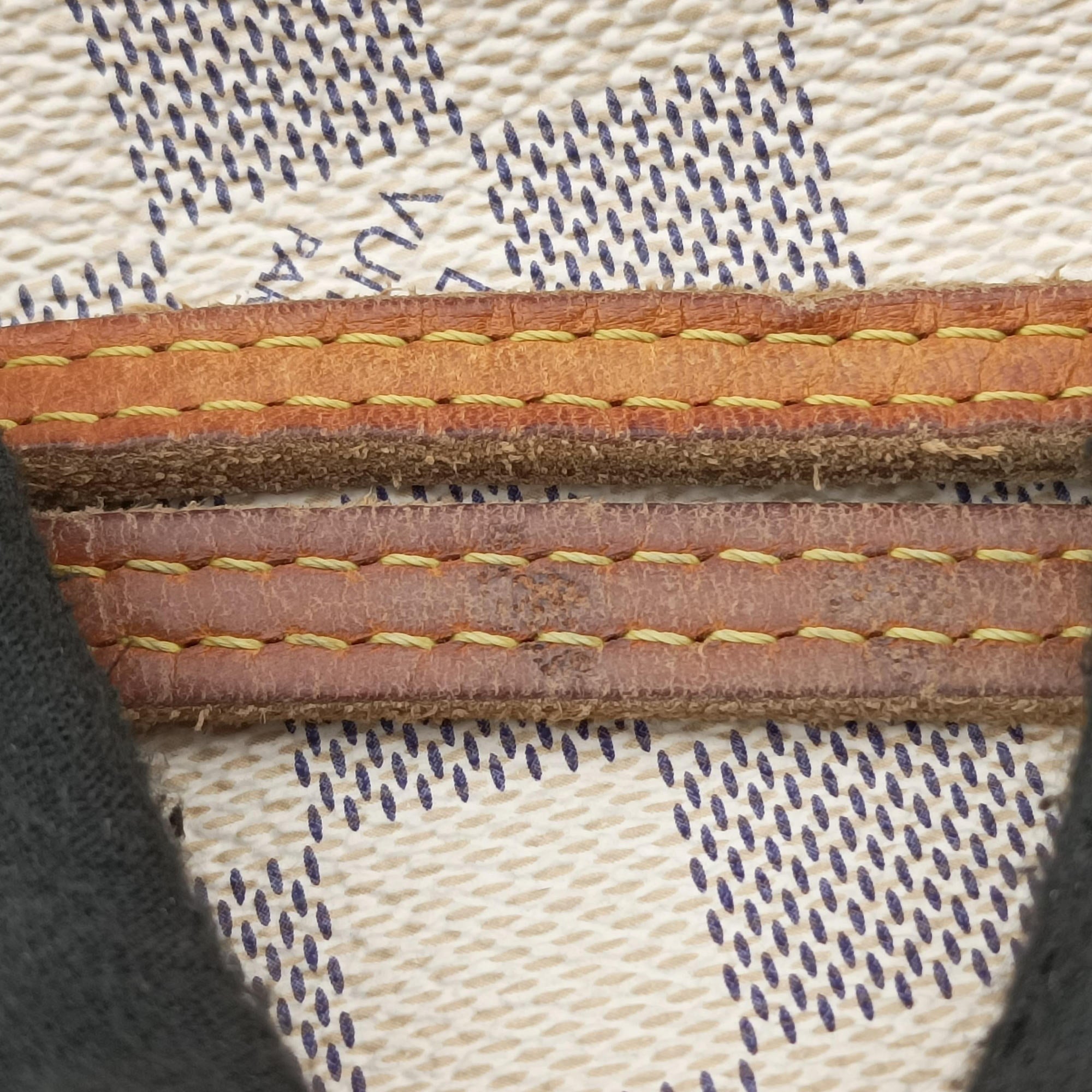 Pre-owned Louis Vuitton Neverfull MM Azur Damier Canvas N51107 handbag | stylenewstar