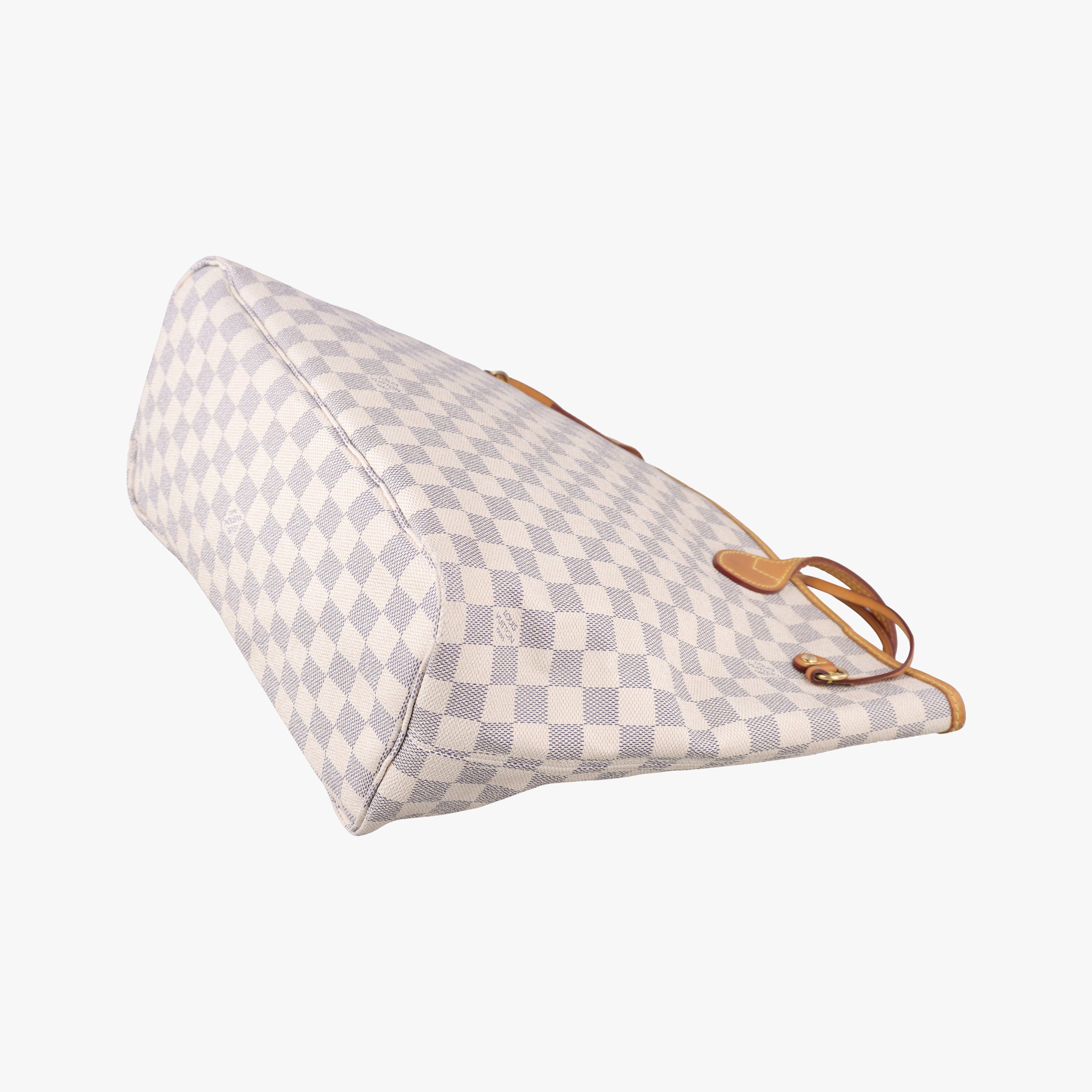Pre-owned Louis Vuitton Neverfull MM Azur Damier Canvas N51107 handbag | stylenewstar