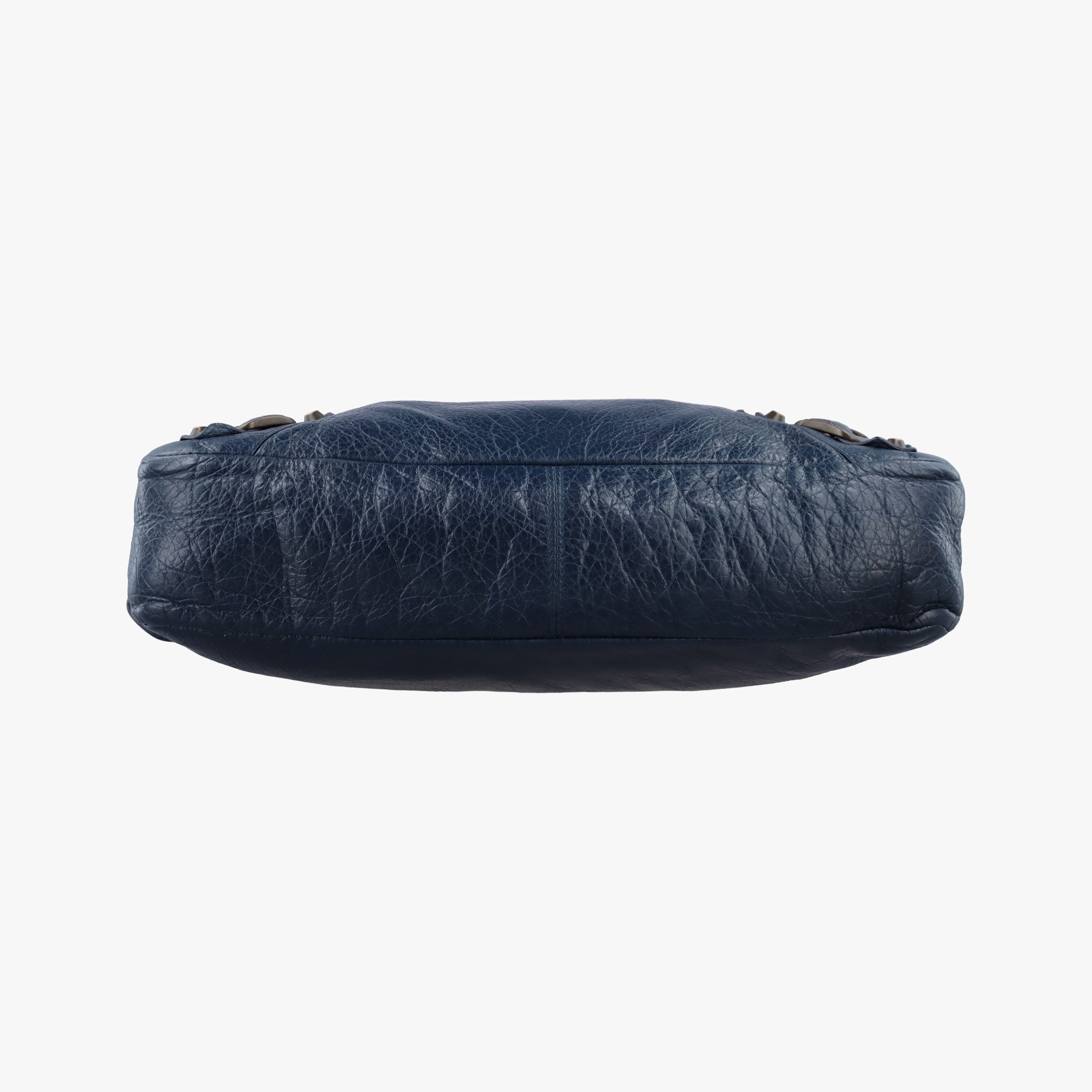 Pre-owned Balenciaga Giant City Navy lambskin  shoulderbag | stylenewstar