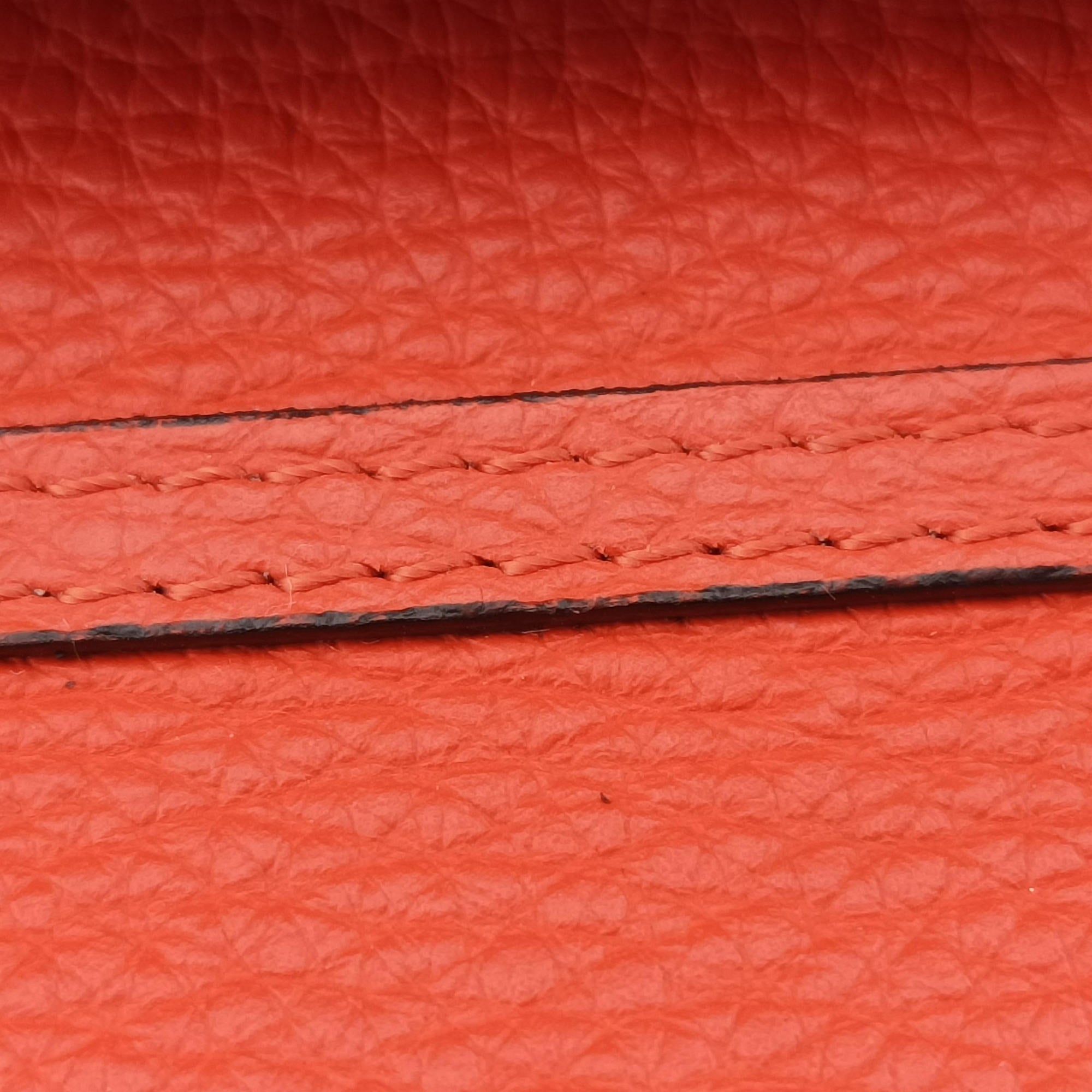 Vintage VERSACE Medusa Orange Leather  shoulderbag | stylenewstar