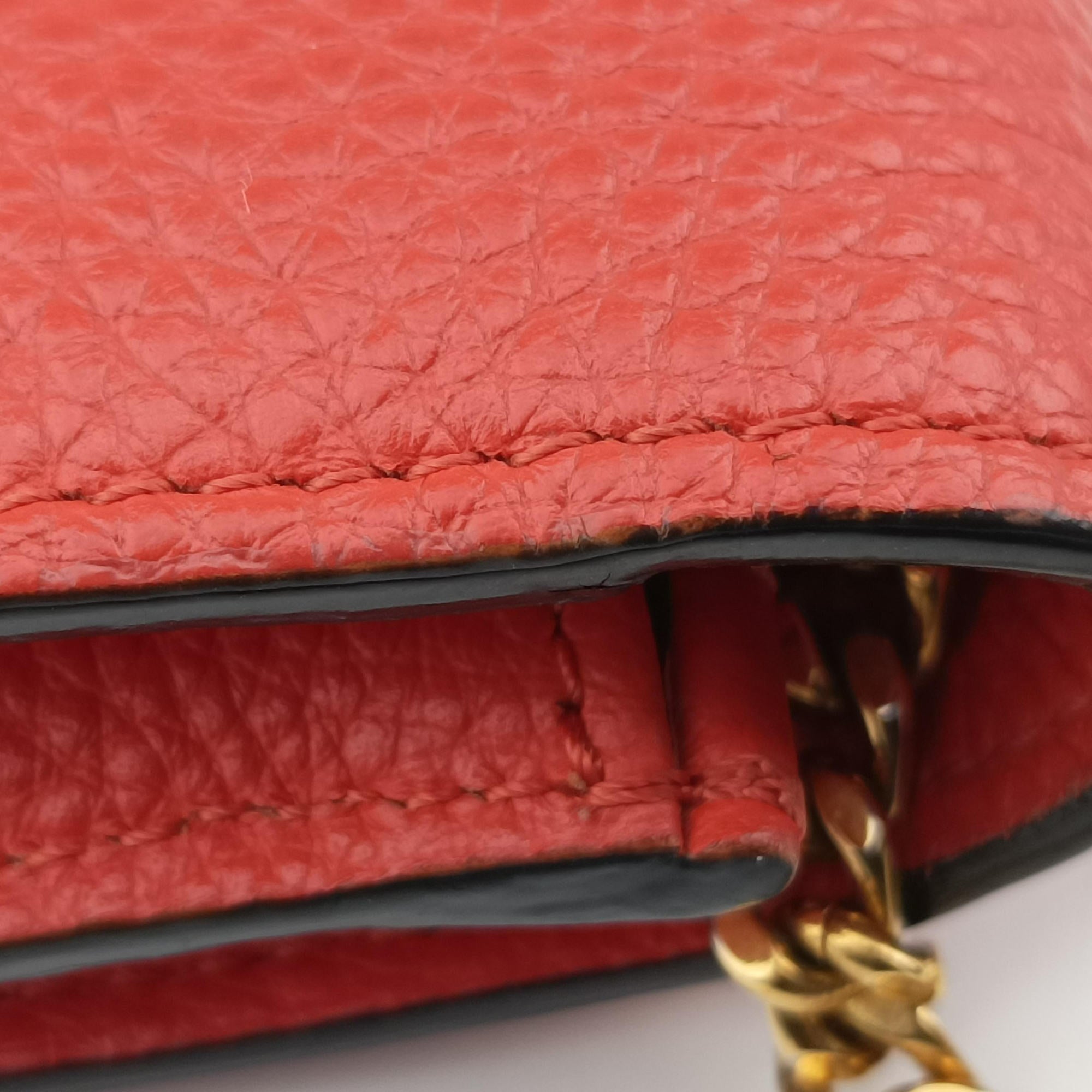 Vintage VERSACE Medusa Orange Leather  shoulderbag | stylenewstar