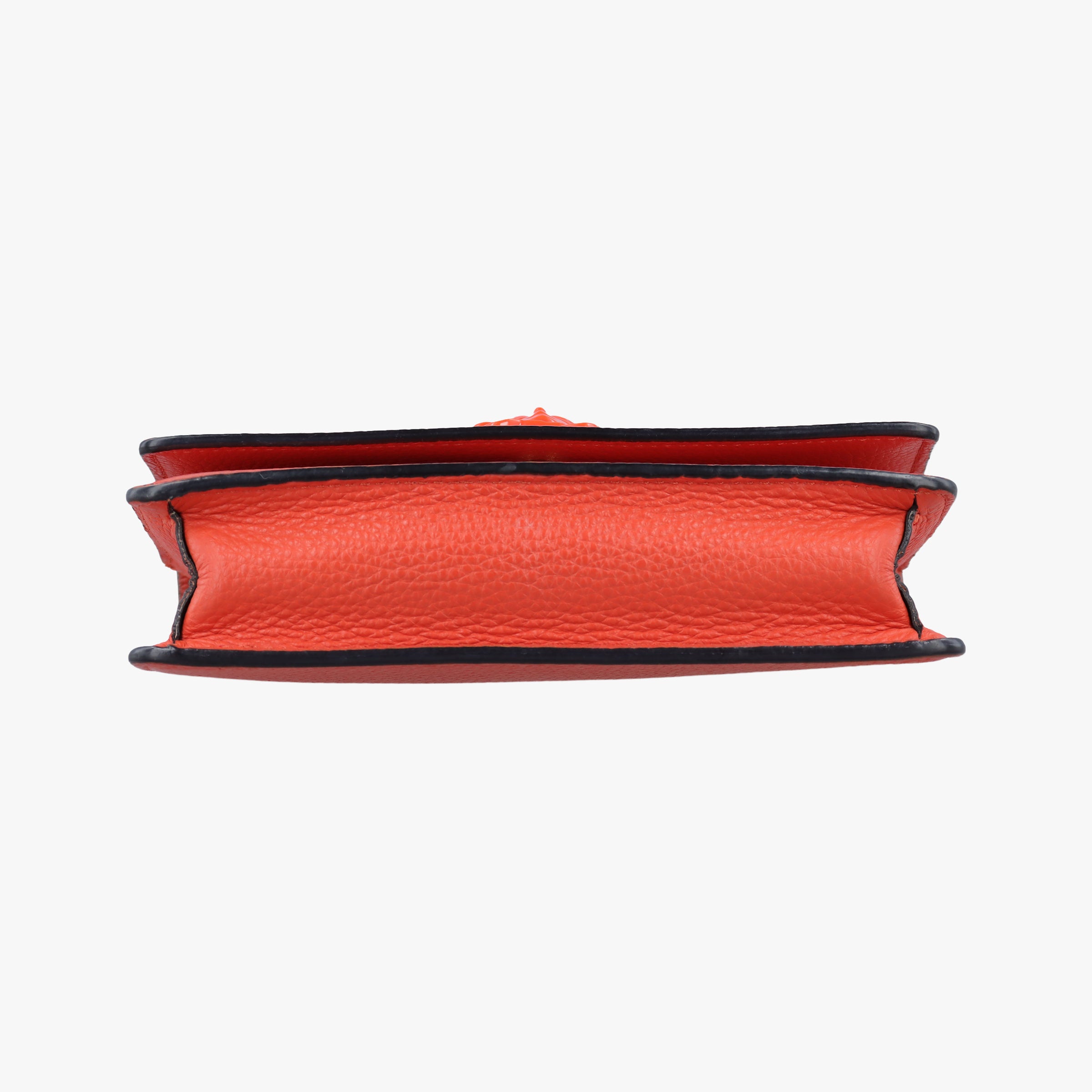 Vintage VERSACE Medusa Orange Leather  shoulderbag | stylenewstar