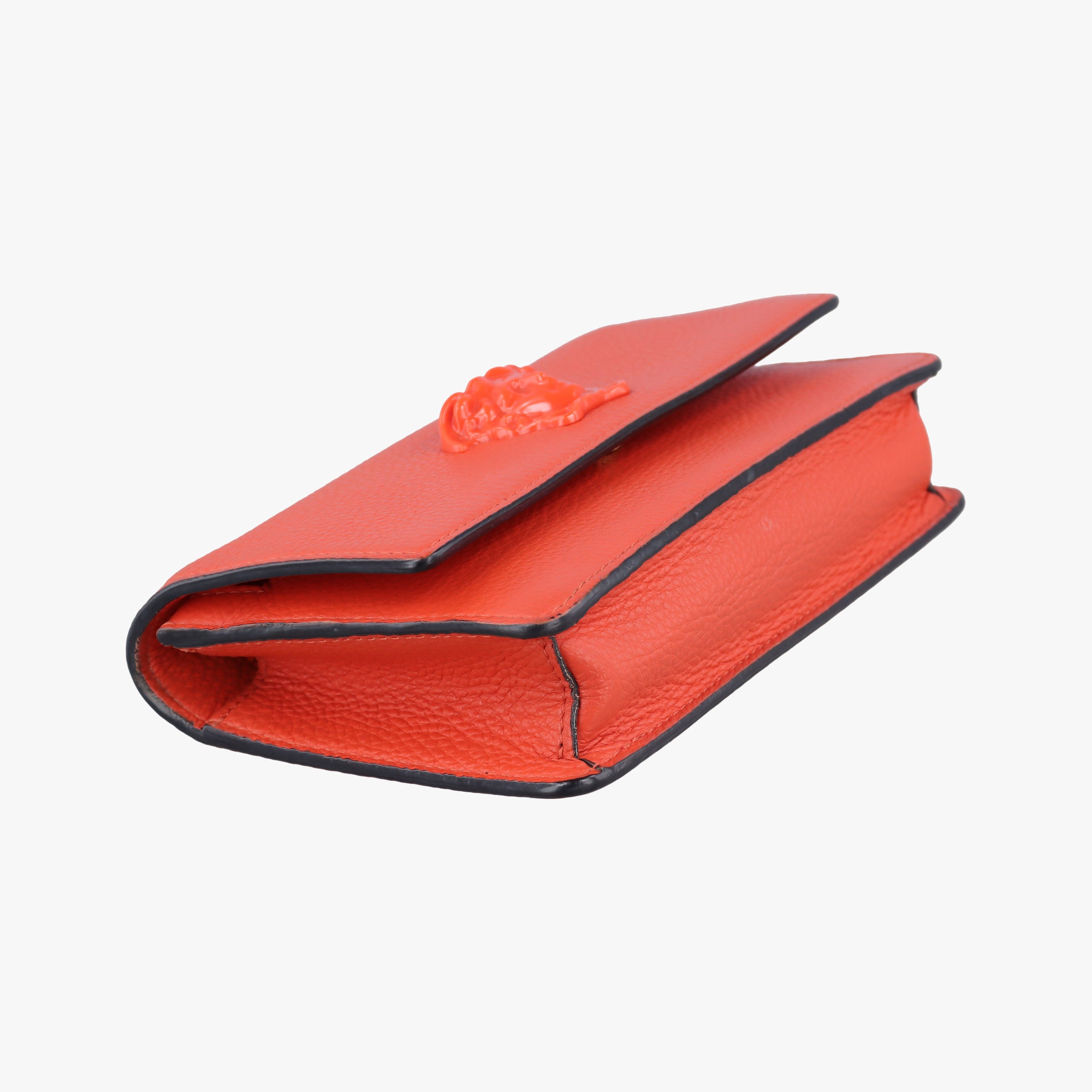 Vintage VERSACE Medusa Orange Leather  shoulderbag | stylenewstar