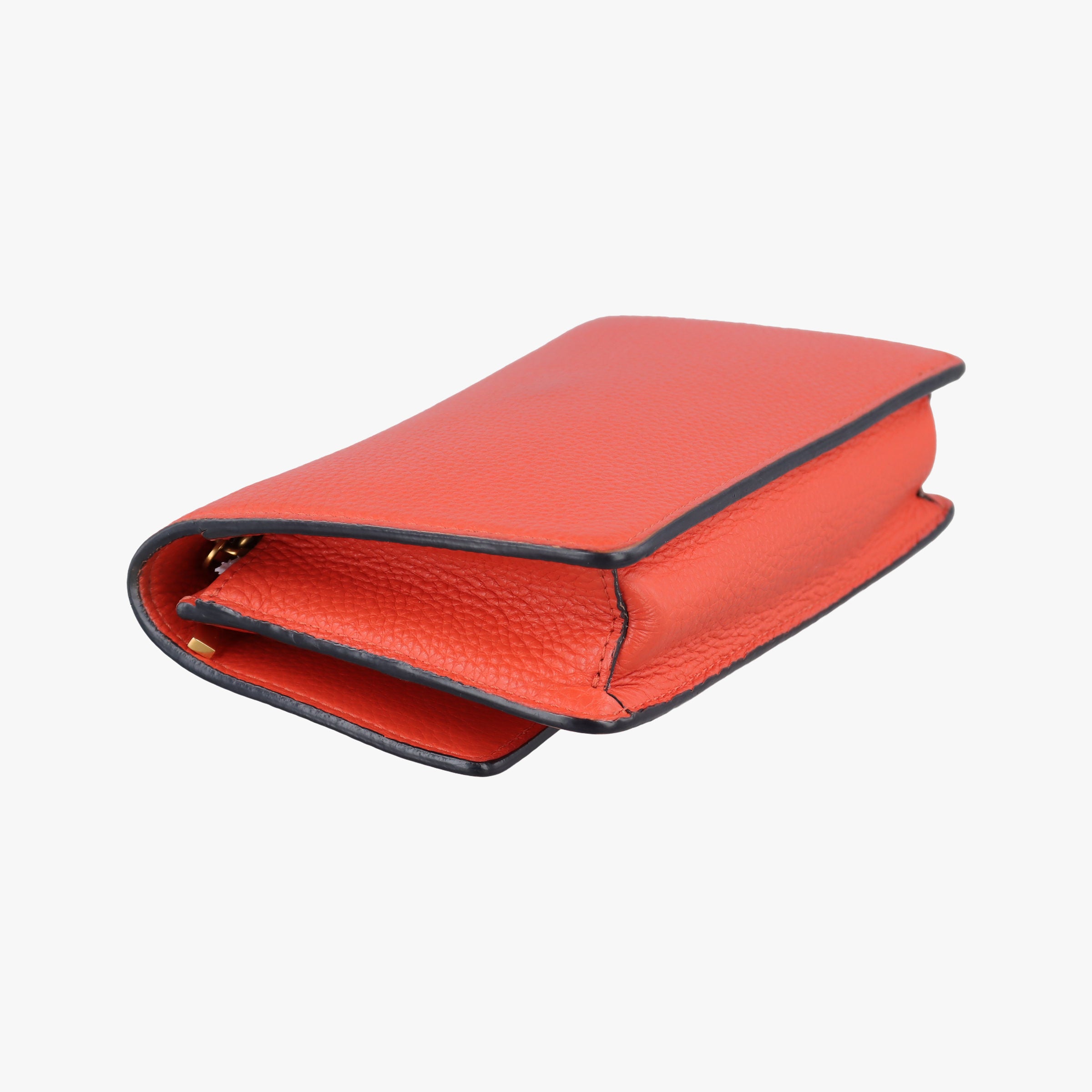 Vintage VERSACE Medusa Orange Leather  shoulderbag | stylenewstar