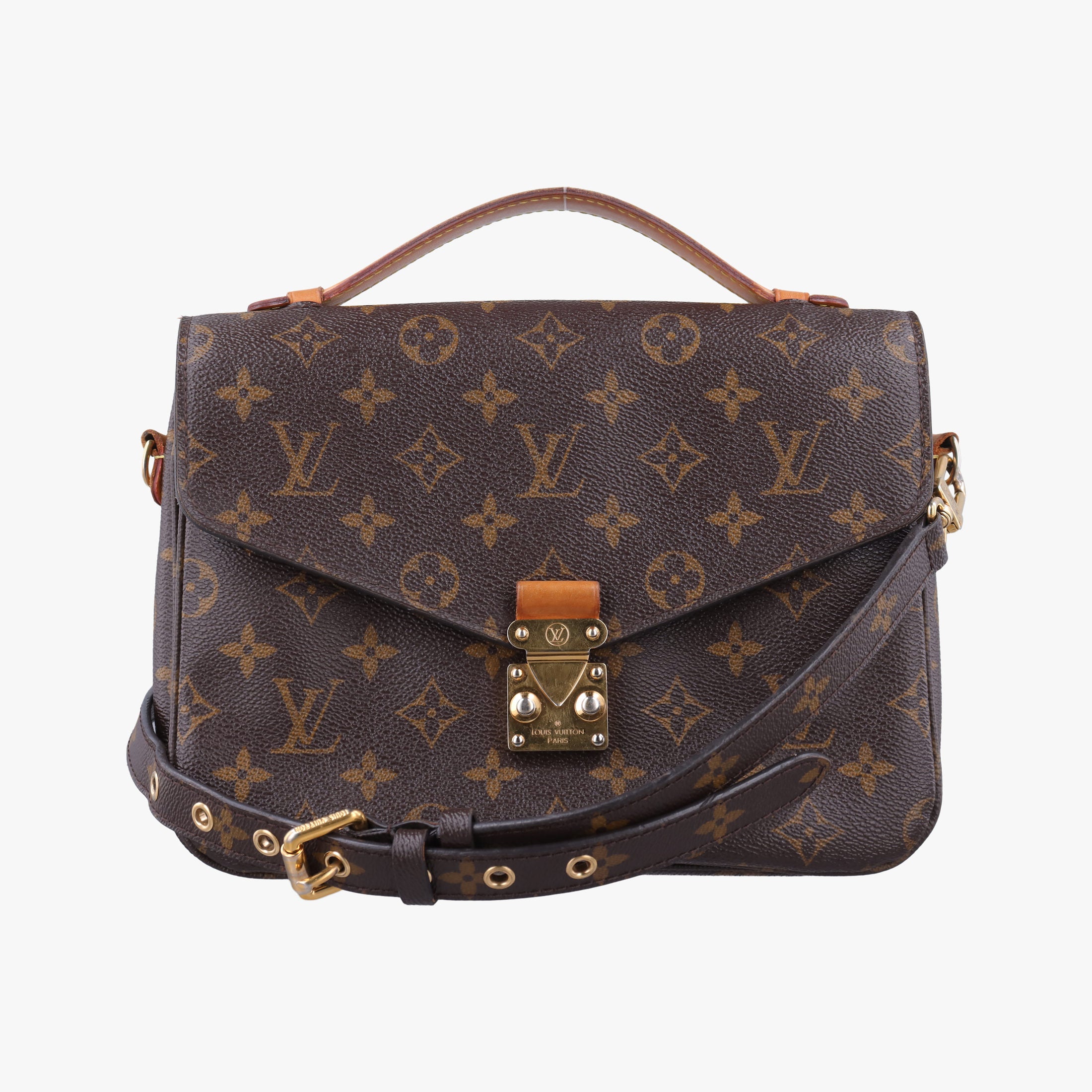 Pre-owned Louis Vuitton Pochette Metis MM Brown Monogram Canvas M44875 shoulderbag | stylenewstar