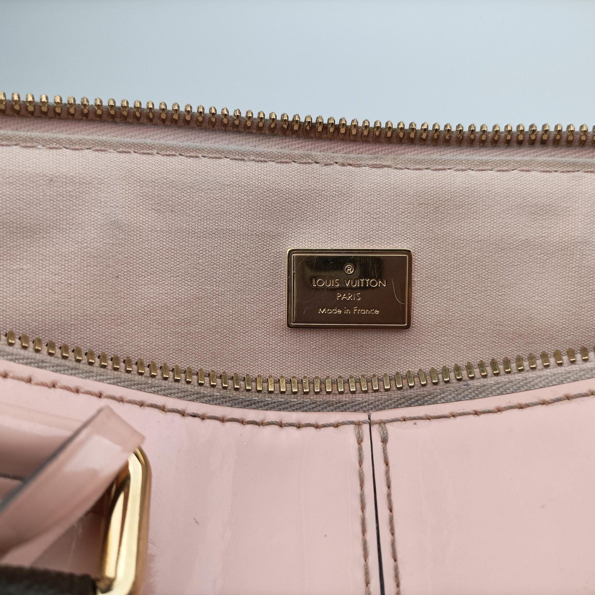 Vintage Louis Vuitton Tote Miroir Rose Ballerine Vernis M54639 shoulderbag | stylenewstar