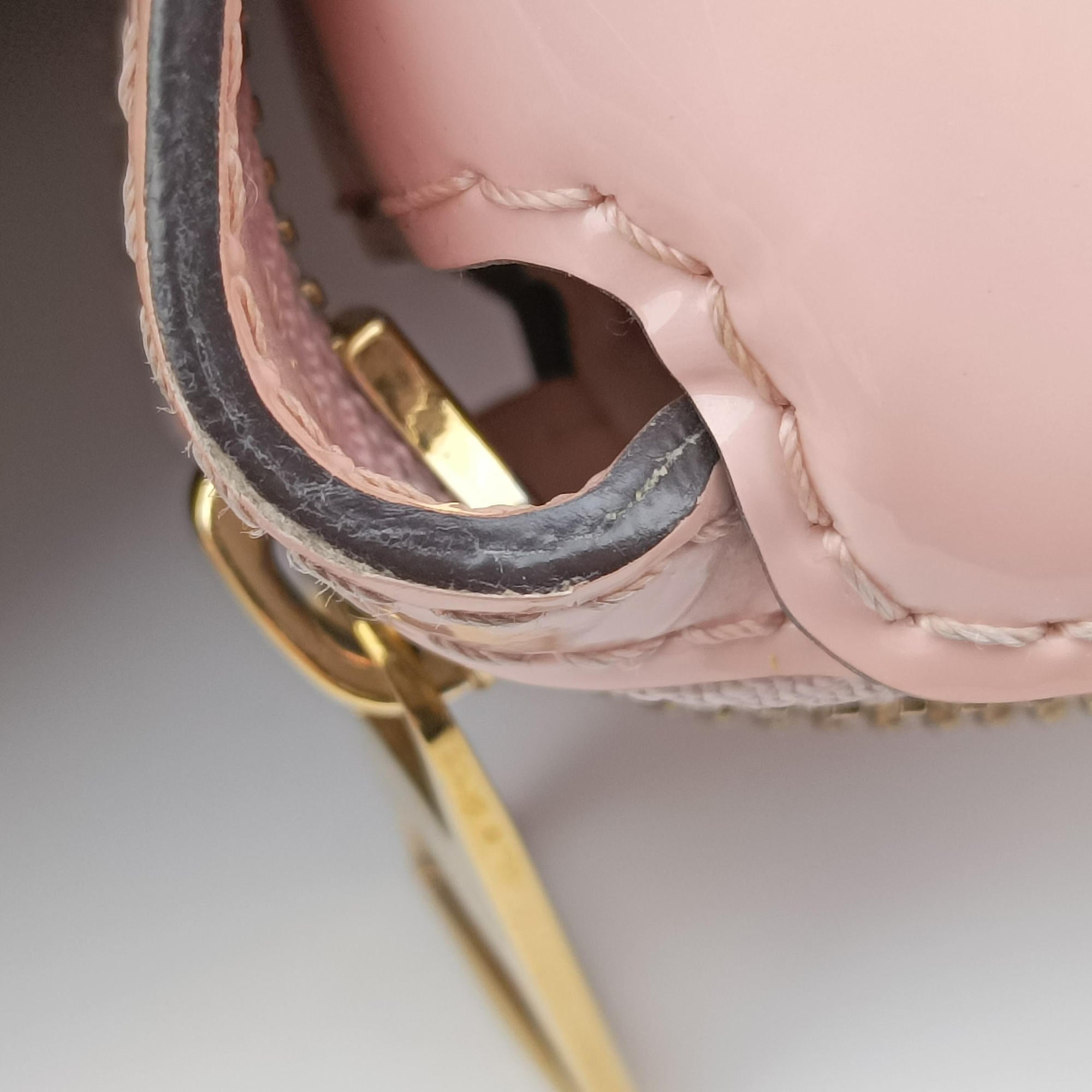 Vintage Louis Vuitton Tote Miroir Rose Ballerine Vernis M54639 shoulderbag | stylenewstar