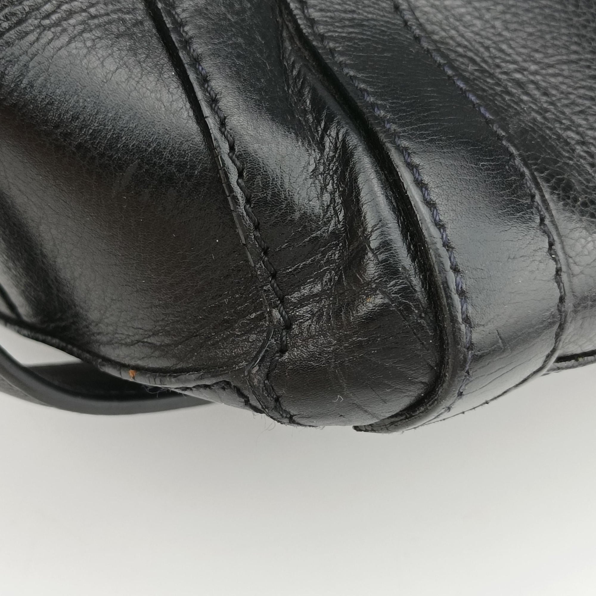 Pre-owned Givenchy Antigona Black Leather  shoulderbag | stylenewstar
