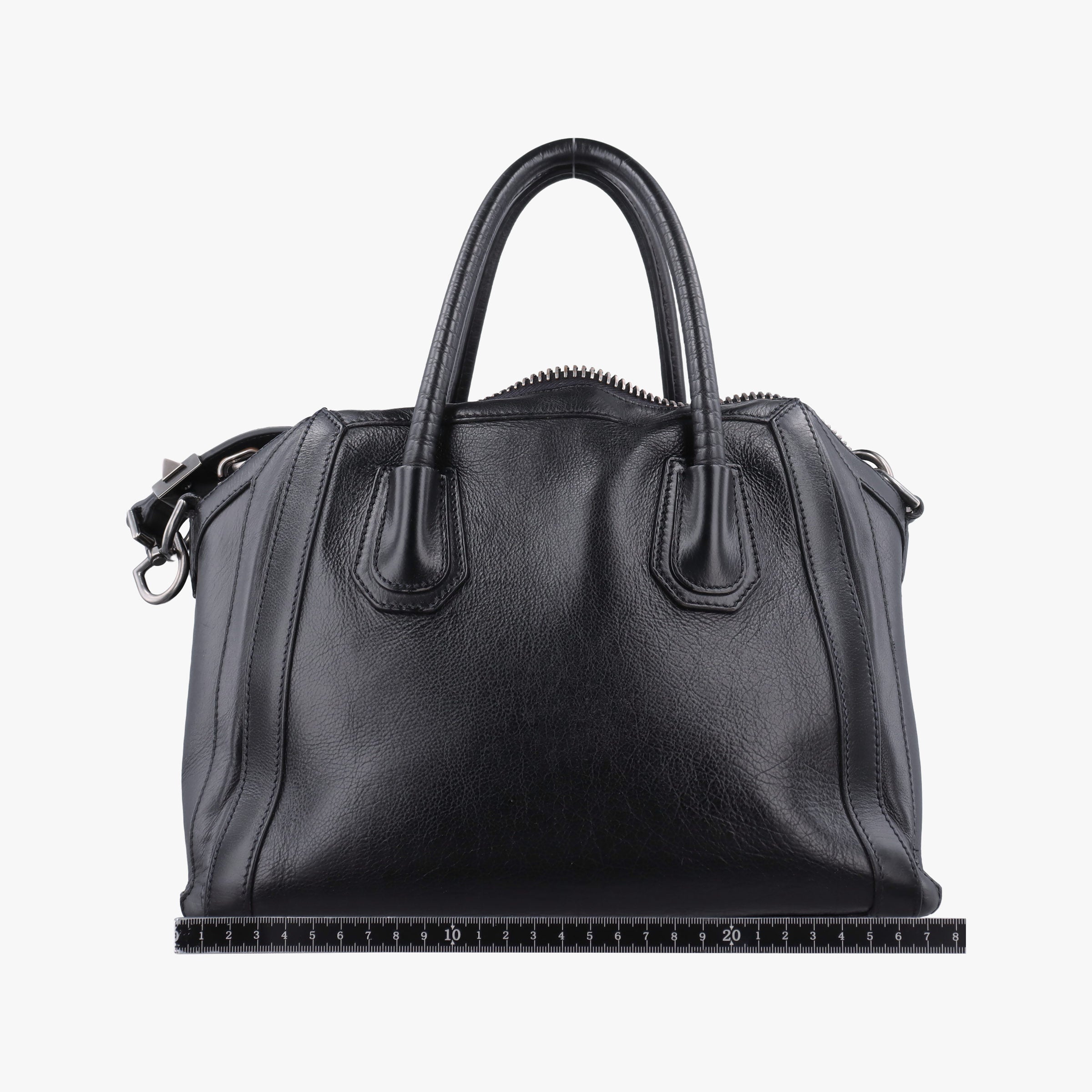 Pre-owned Givenchy Antigona Black Leather  shoulderbag | stylenewstar