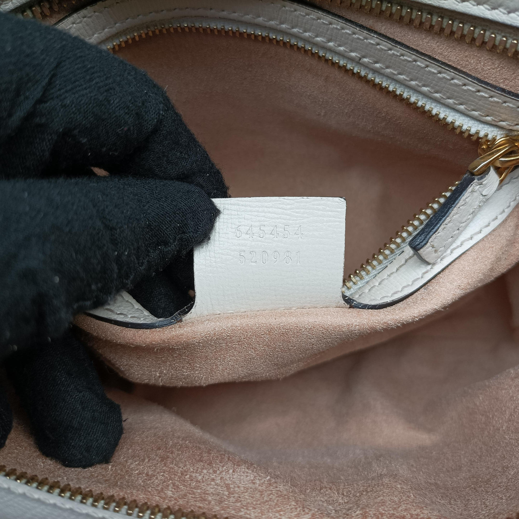 Vintage Gucci Horsebit 1955 beige×white PVC coated canvas×Leather 645454 shoulderbag | stylenewstar