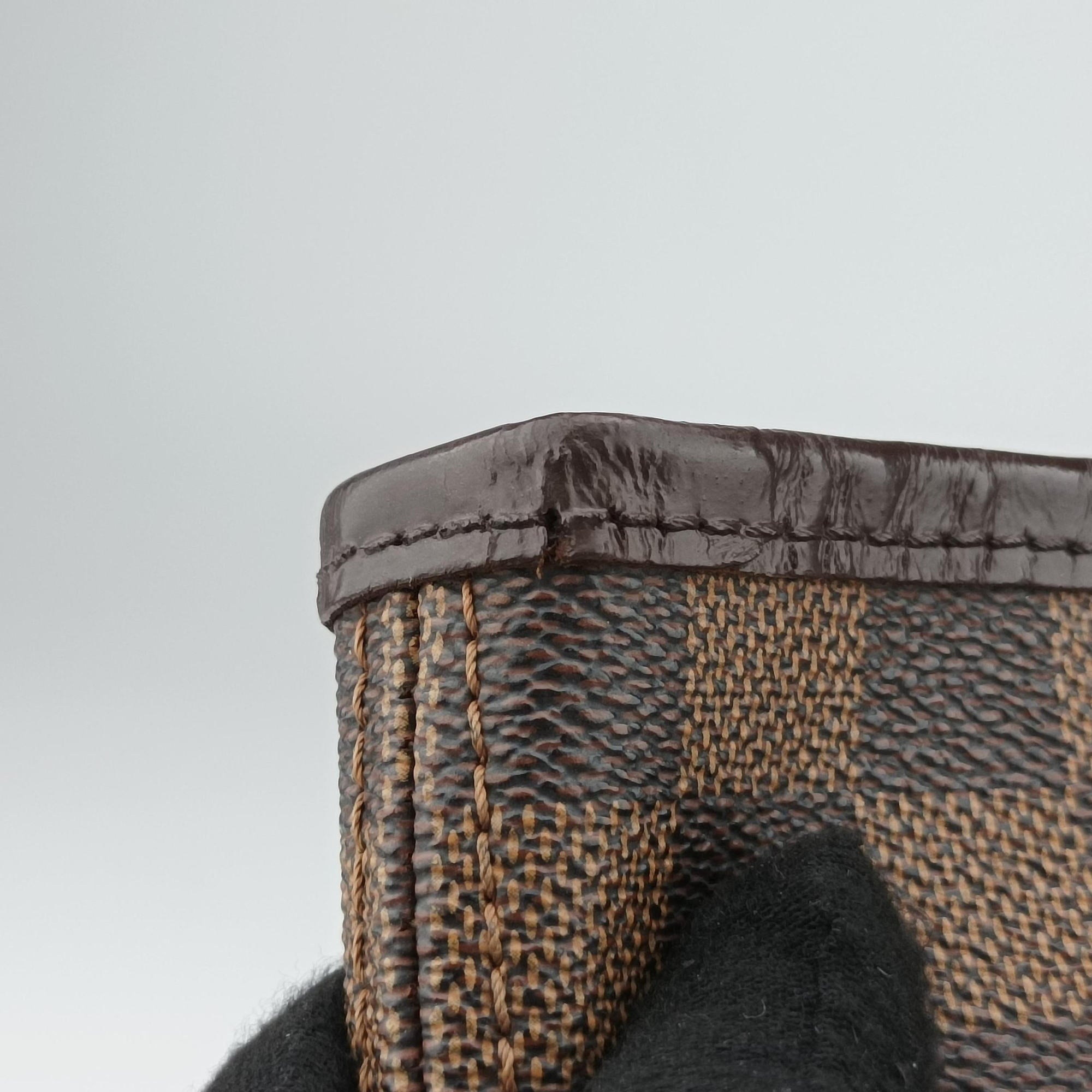 Pre-owned Louis Vuitton NEVERFULL MM EBENE Damier Canvas N51105 shoulderbag | stylenewstar