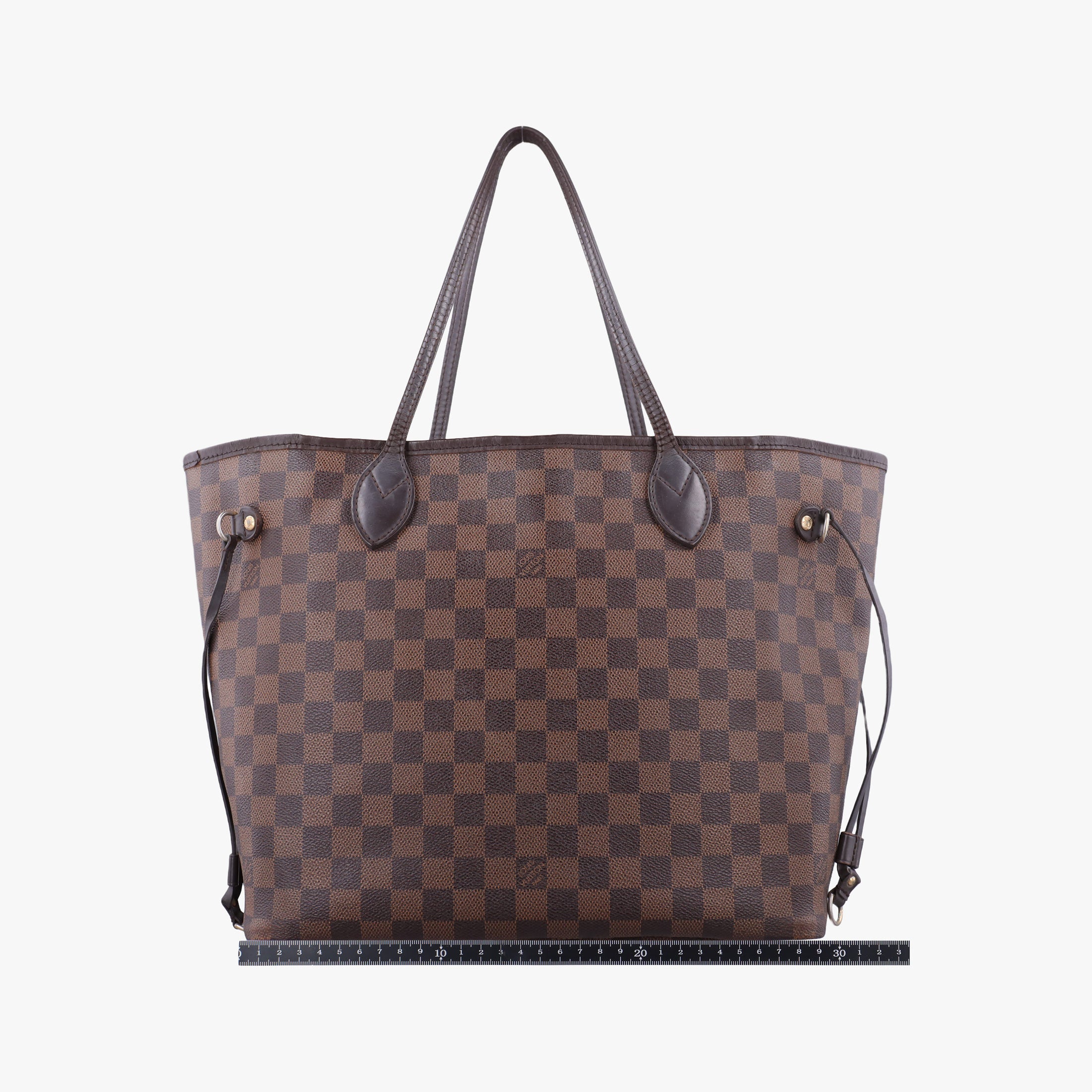 Pre-owned Louis Vuitton NEVERFULL MM EBENE Damier Canvas N51105 shoulderbag | stylenewstar