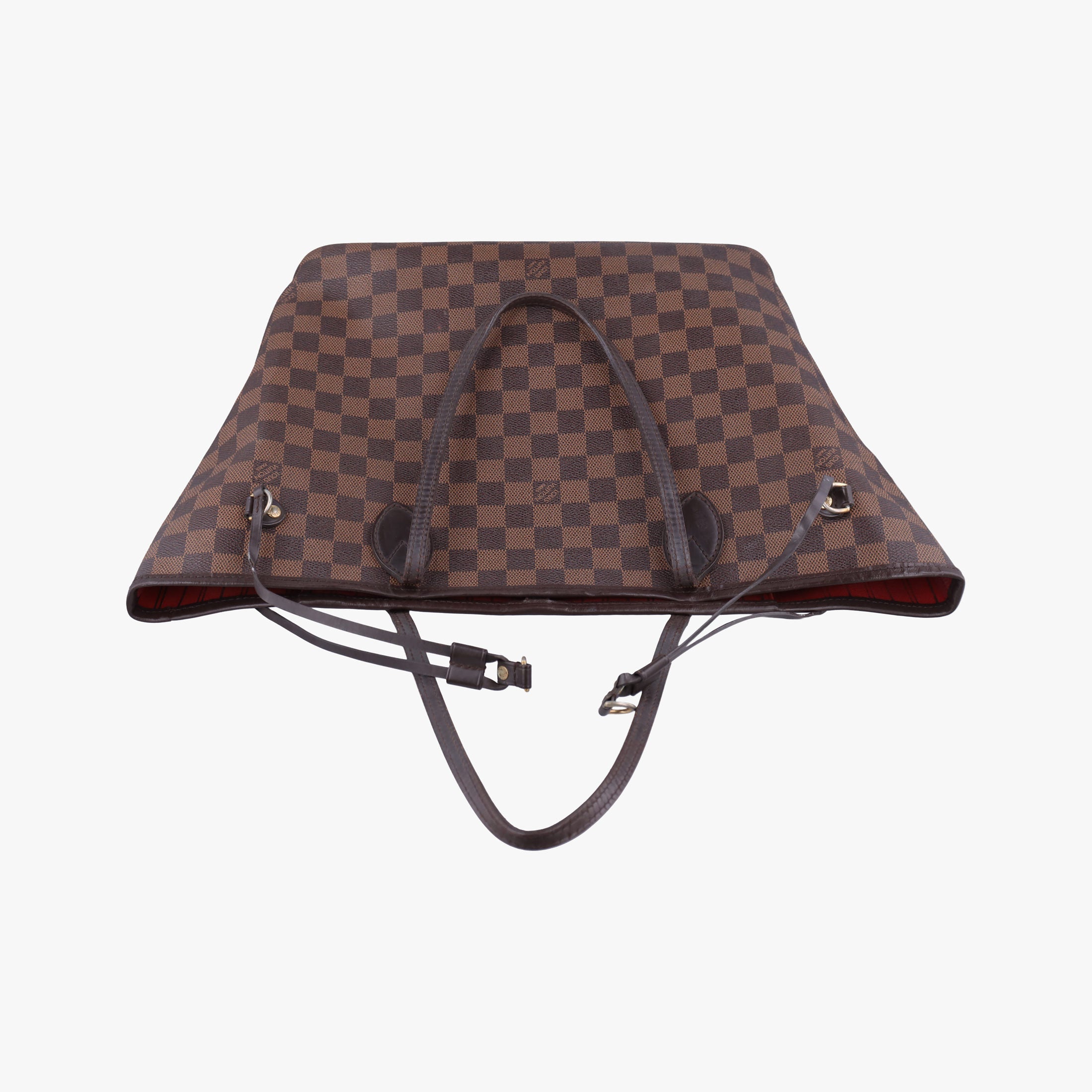 Pre-owned Louis Vuitton NEVERFULL MM EBENE Damier Canvas N51105 shoulderbag | stylenewstar